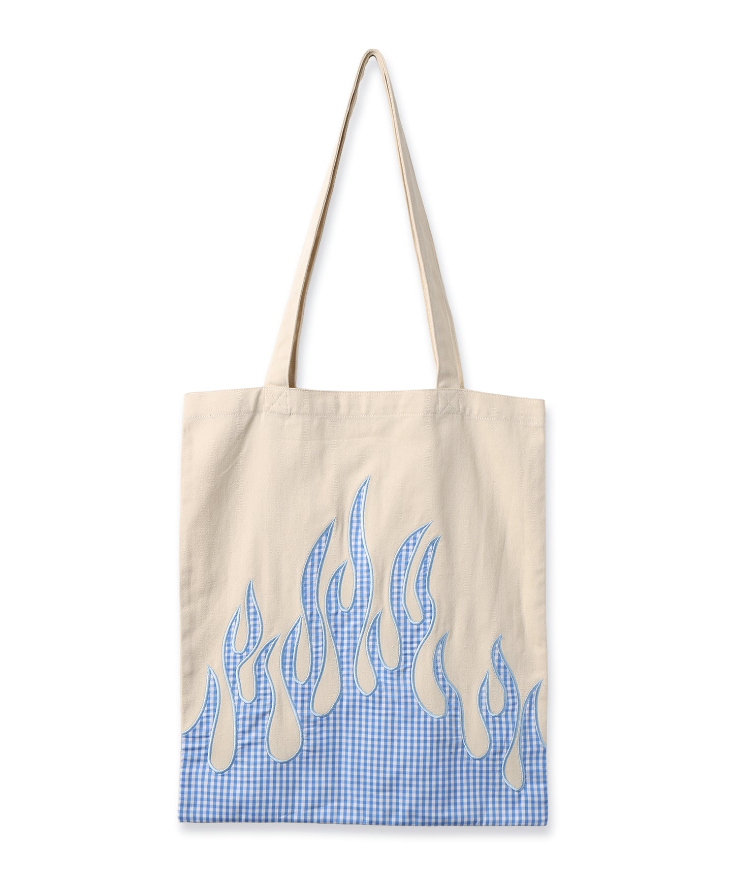 FLAME PATTERN TOTE BAG