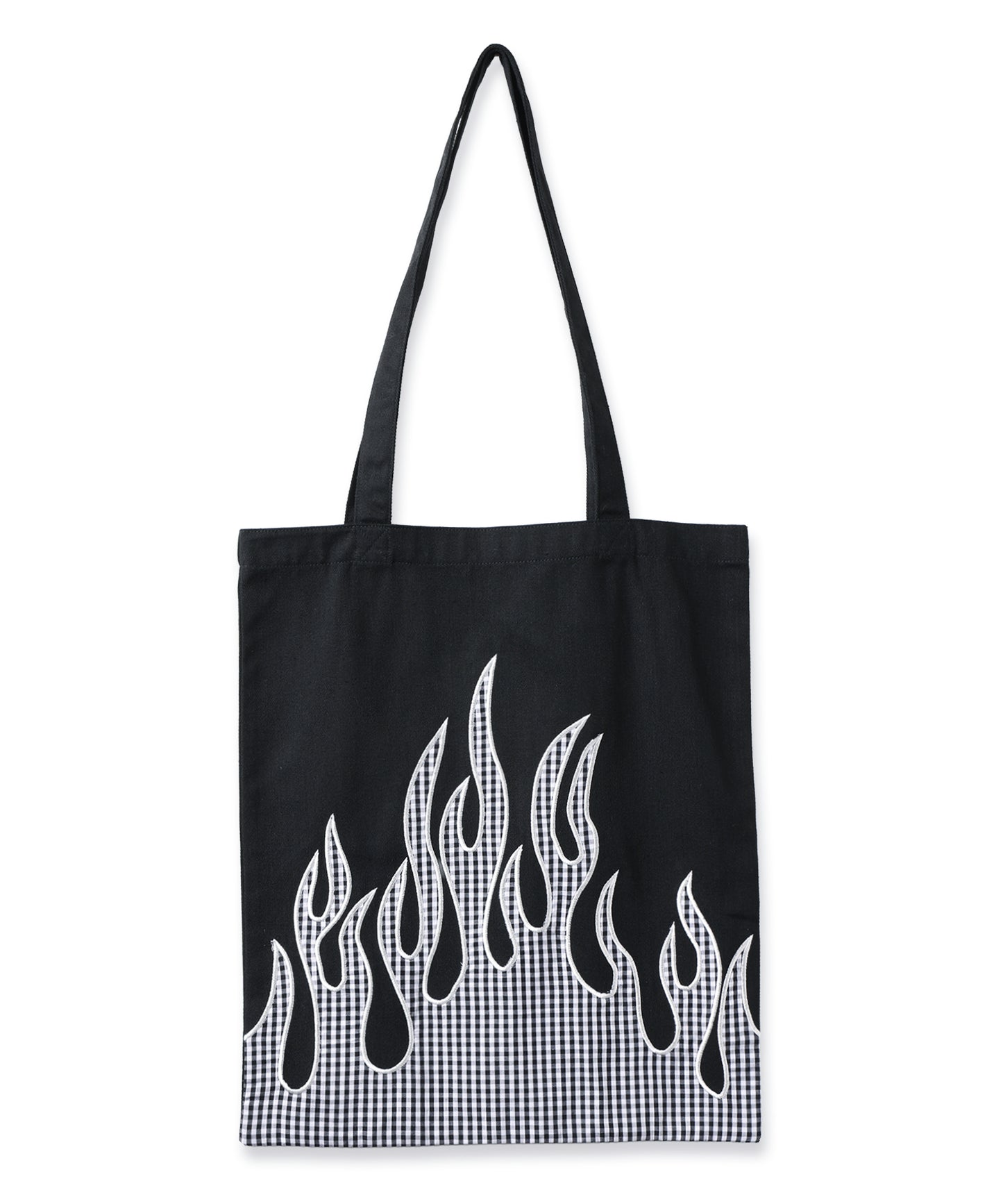 FLAME PATTERN TOTE BAG