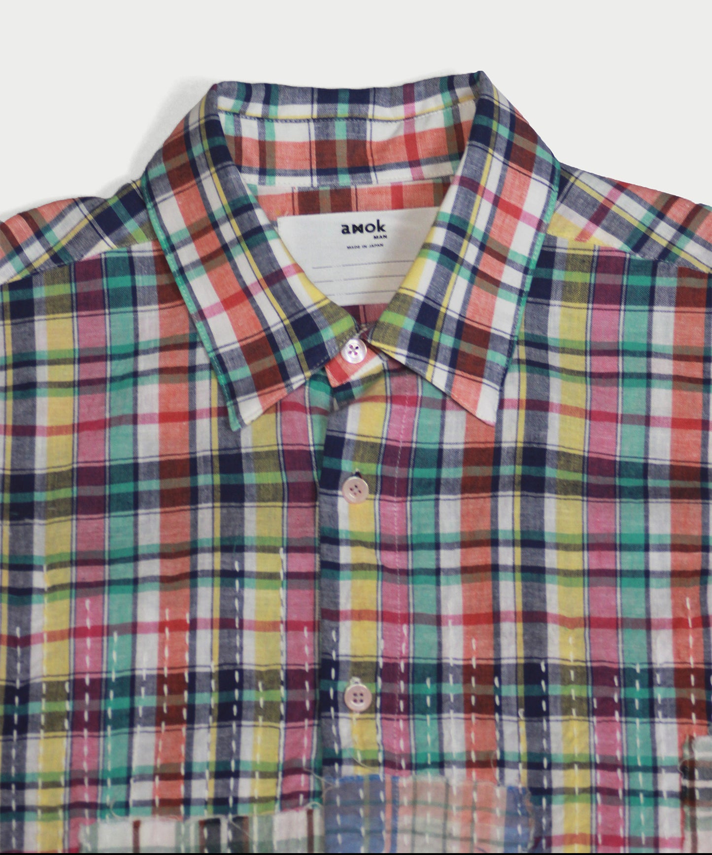 SASHIKO PATCHED SHIRT