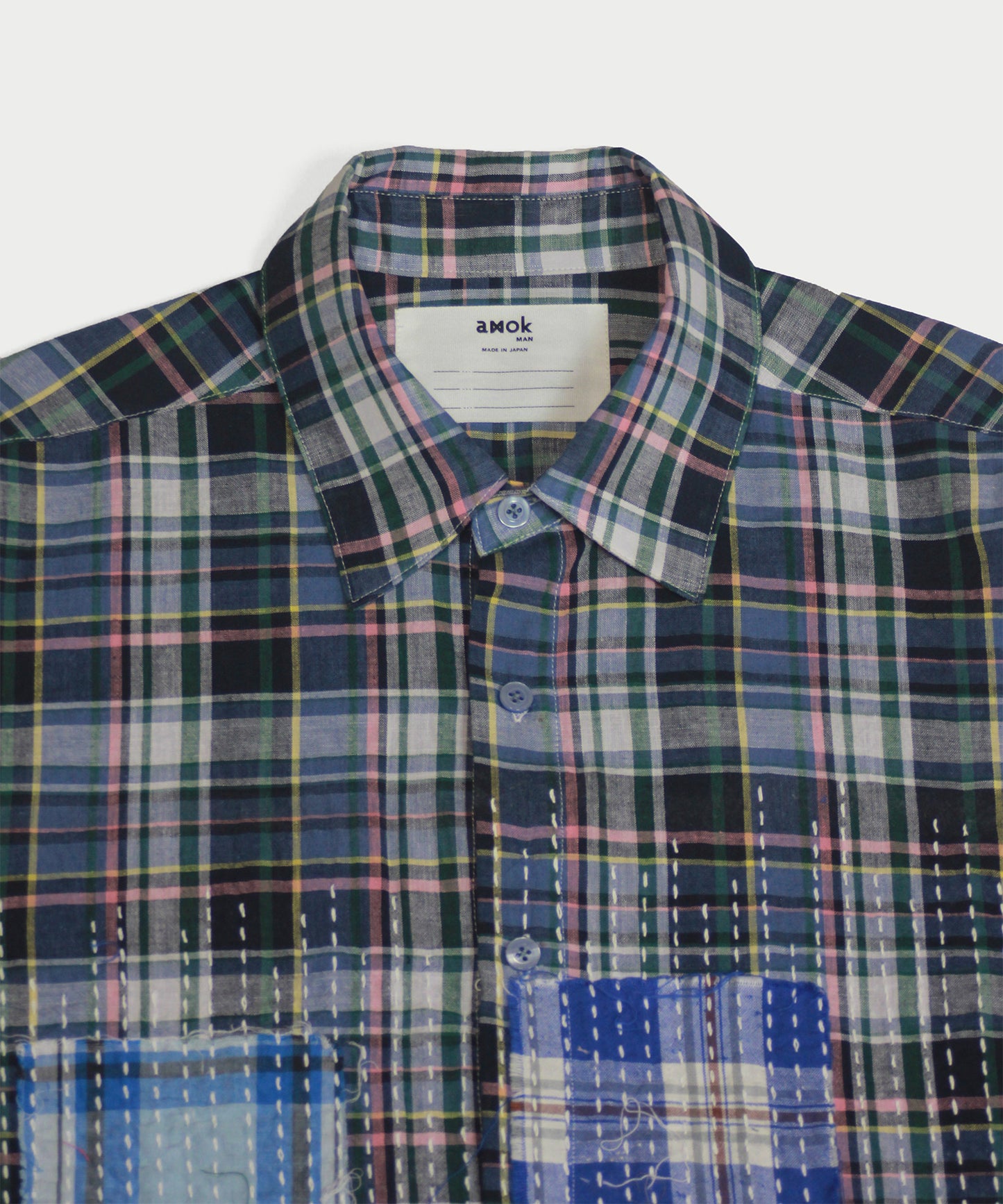 SASHIKO PATCHED SHIRT
