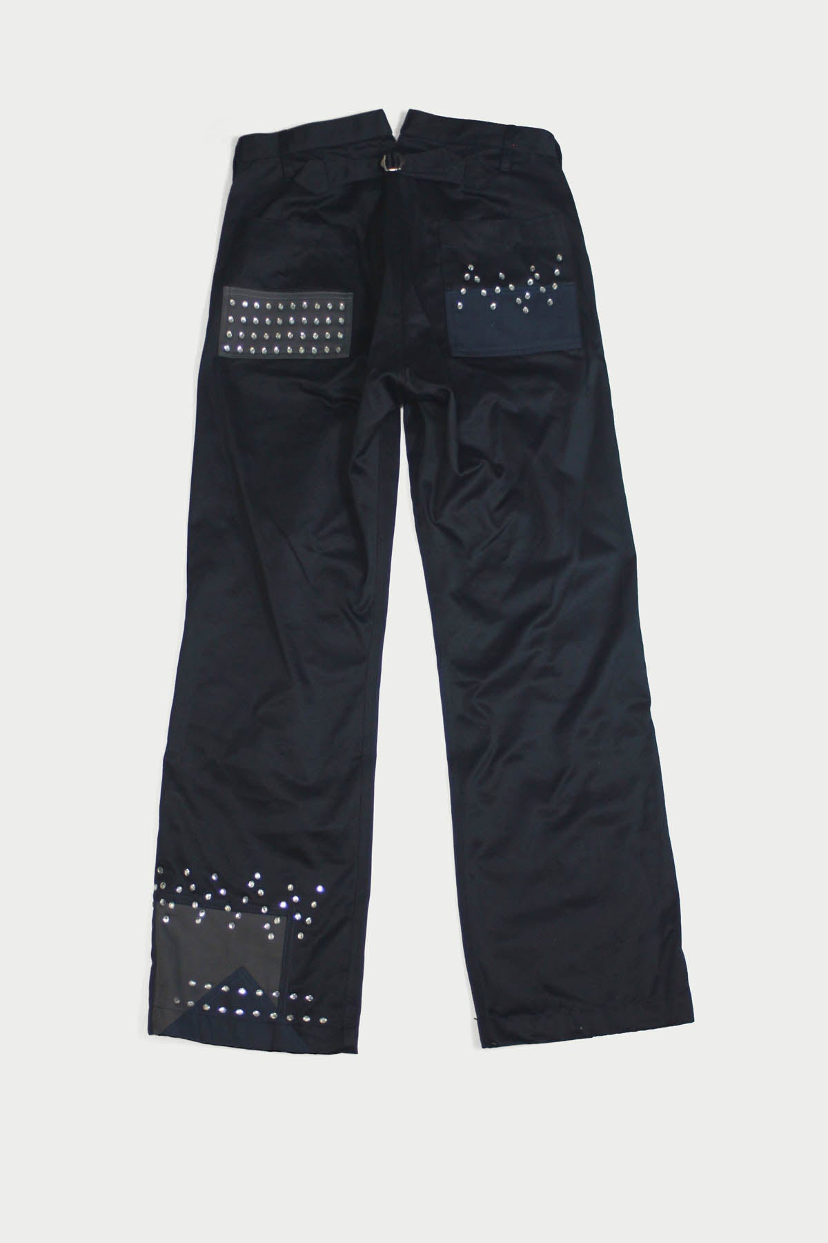 STUDS PATCHED PANTS