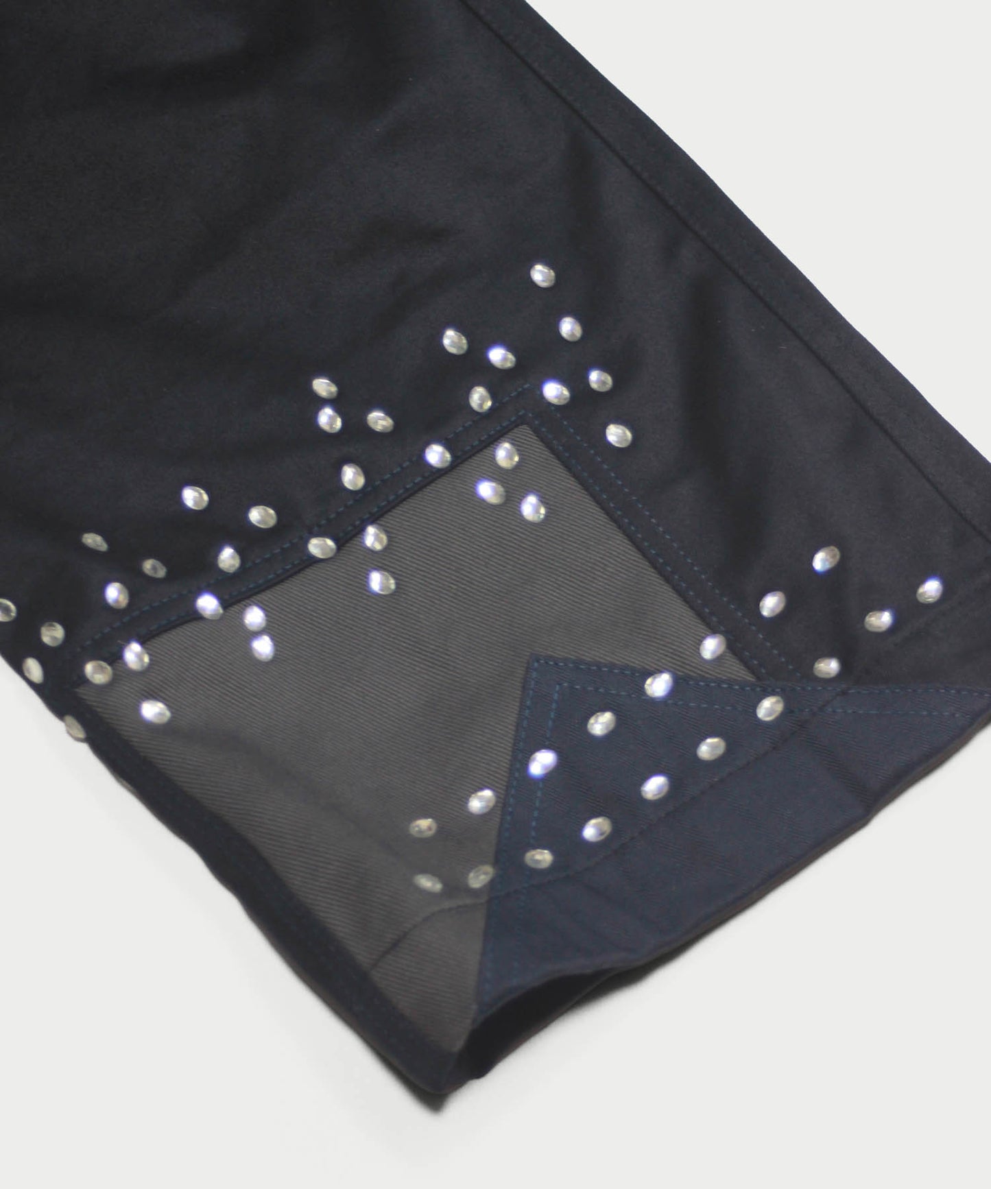 STUDS PATCHED PANTS