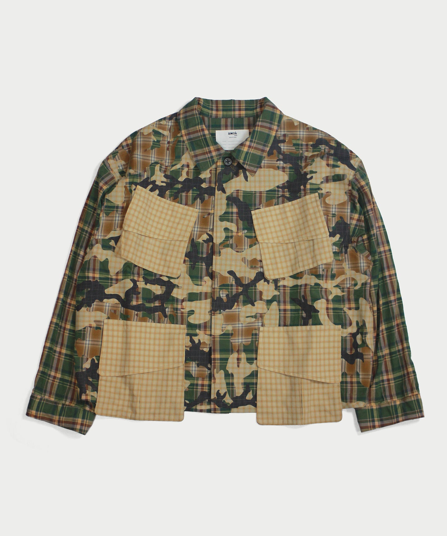 CHECK CAMO JACKET