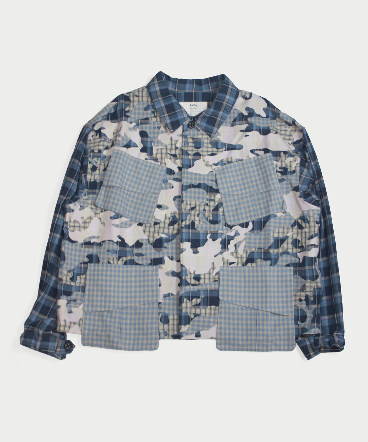 CHECK CAMO JACKET