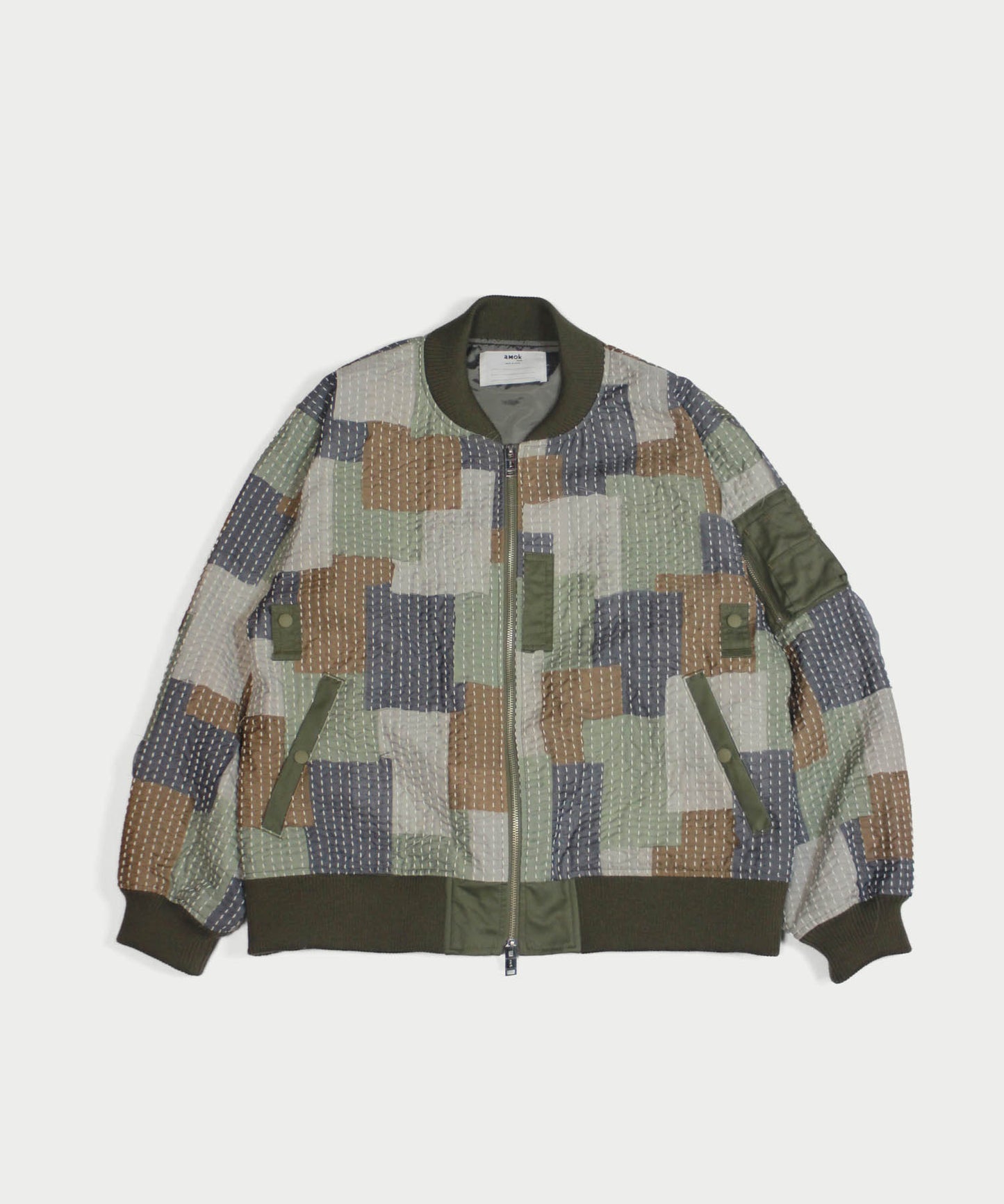 SASHIKO PATCHED BLOUSON