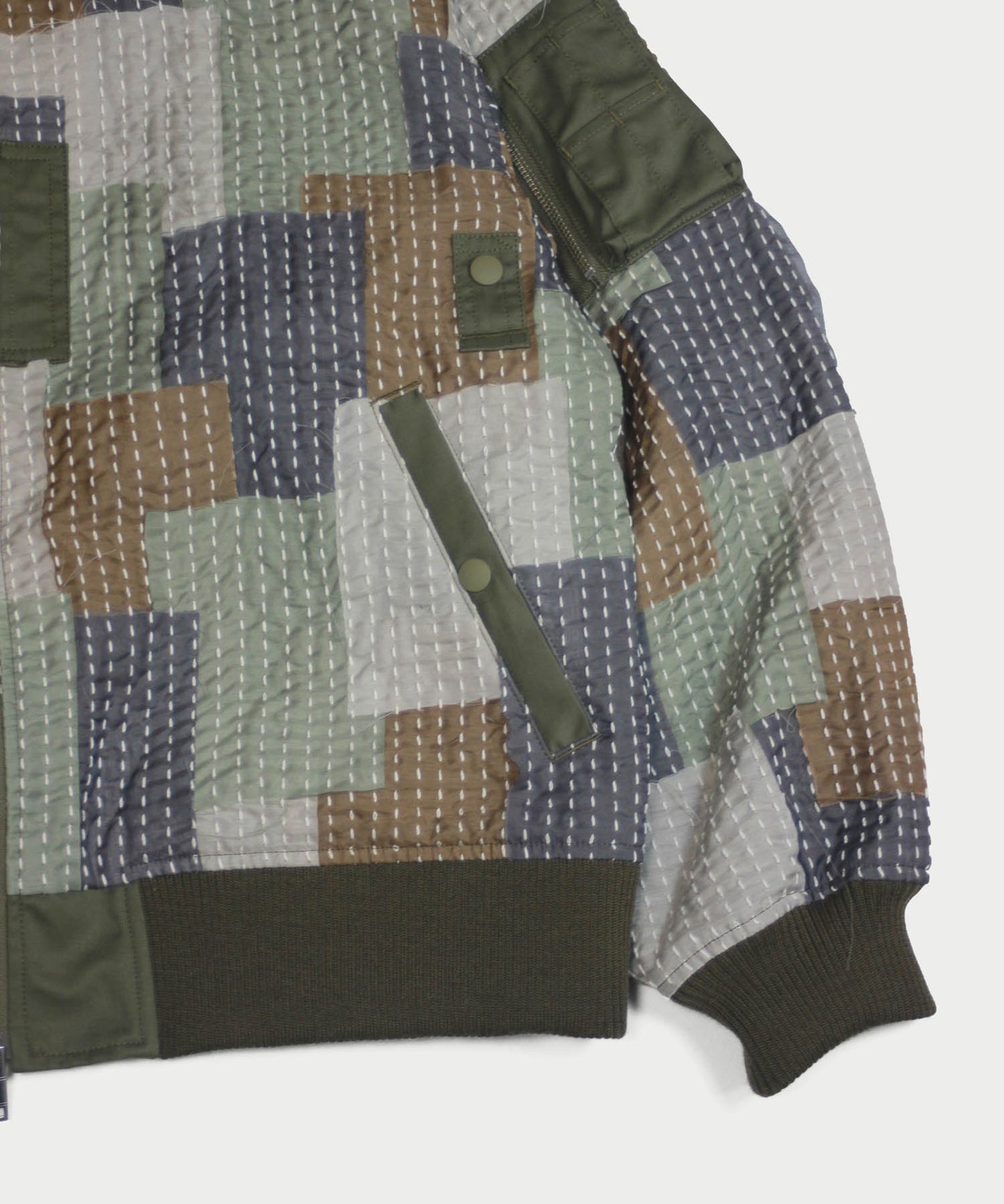 SASHIKO PATCHED BLOUSON