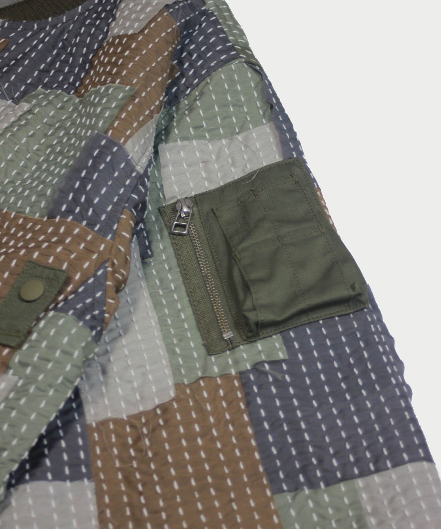 SASHIKO PATCHED BLOUSON