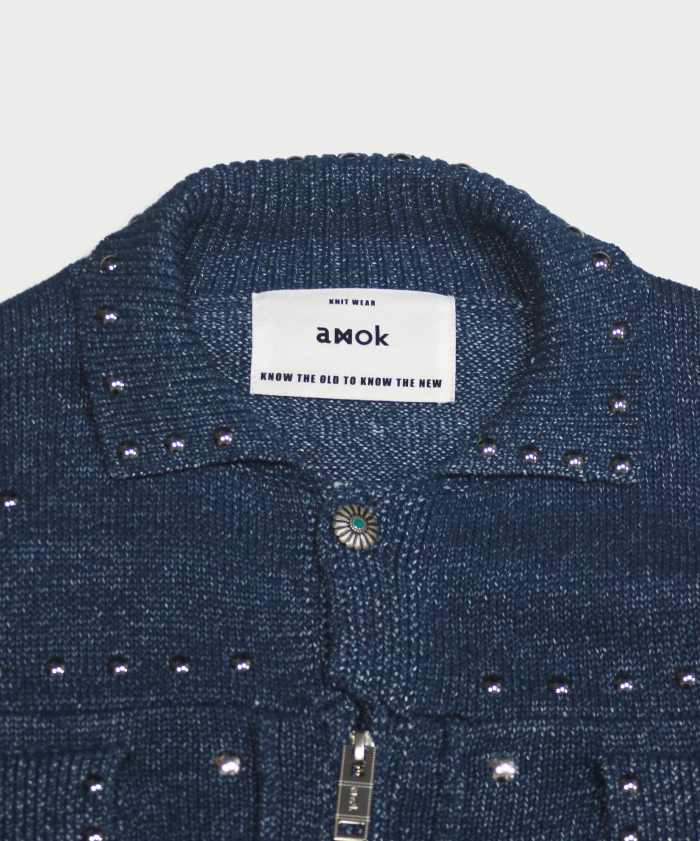 KNIT STUDS CARDIGAN