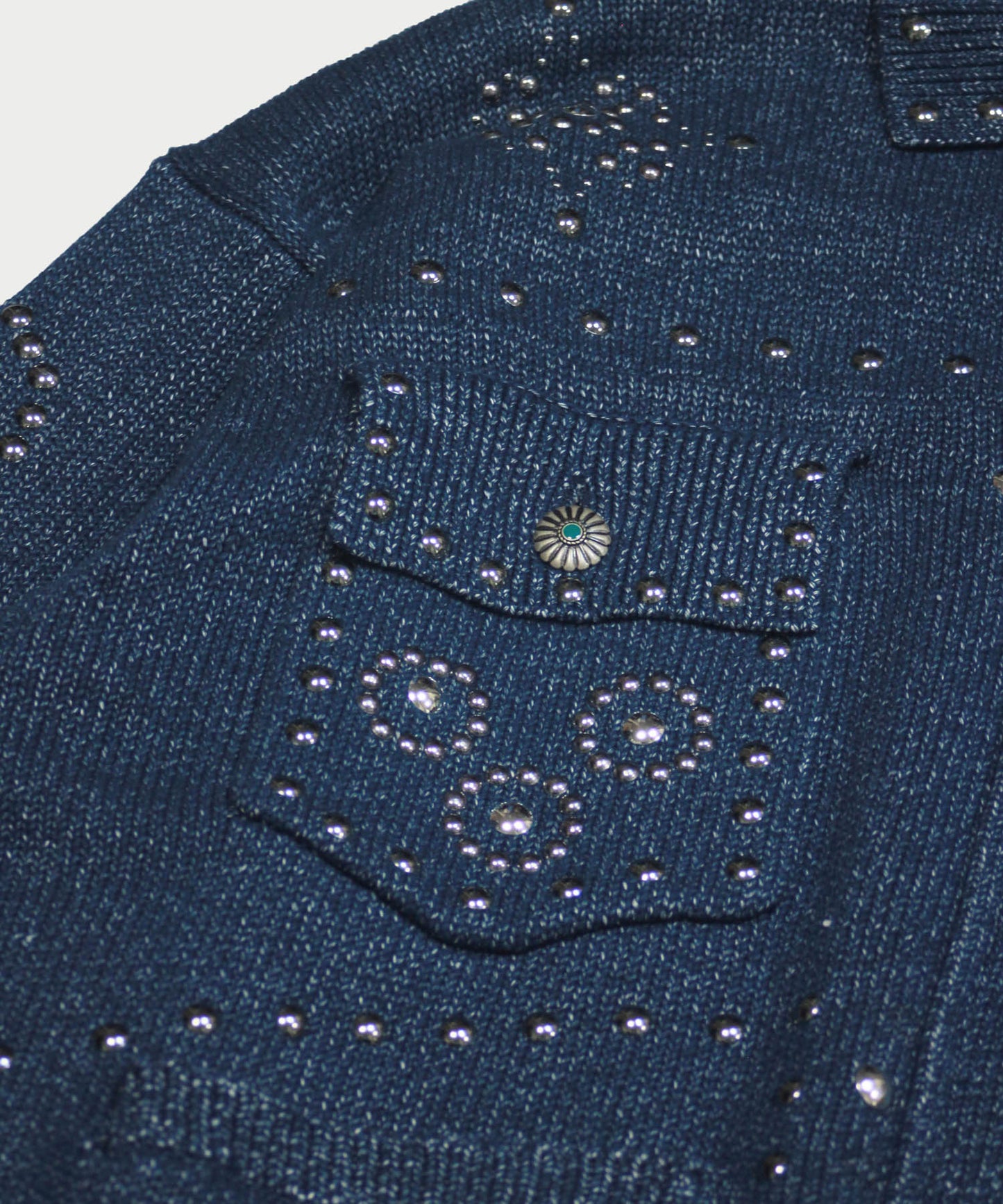 KNIT STUDS CARDIGAN