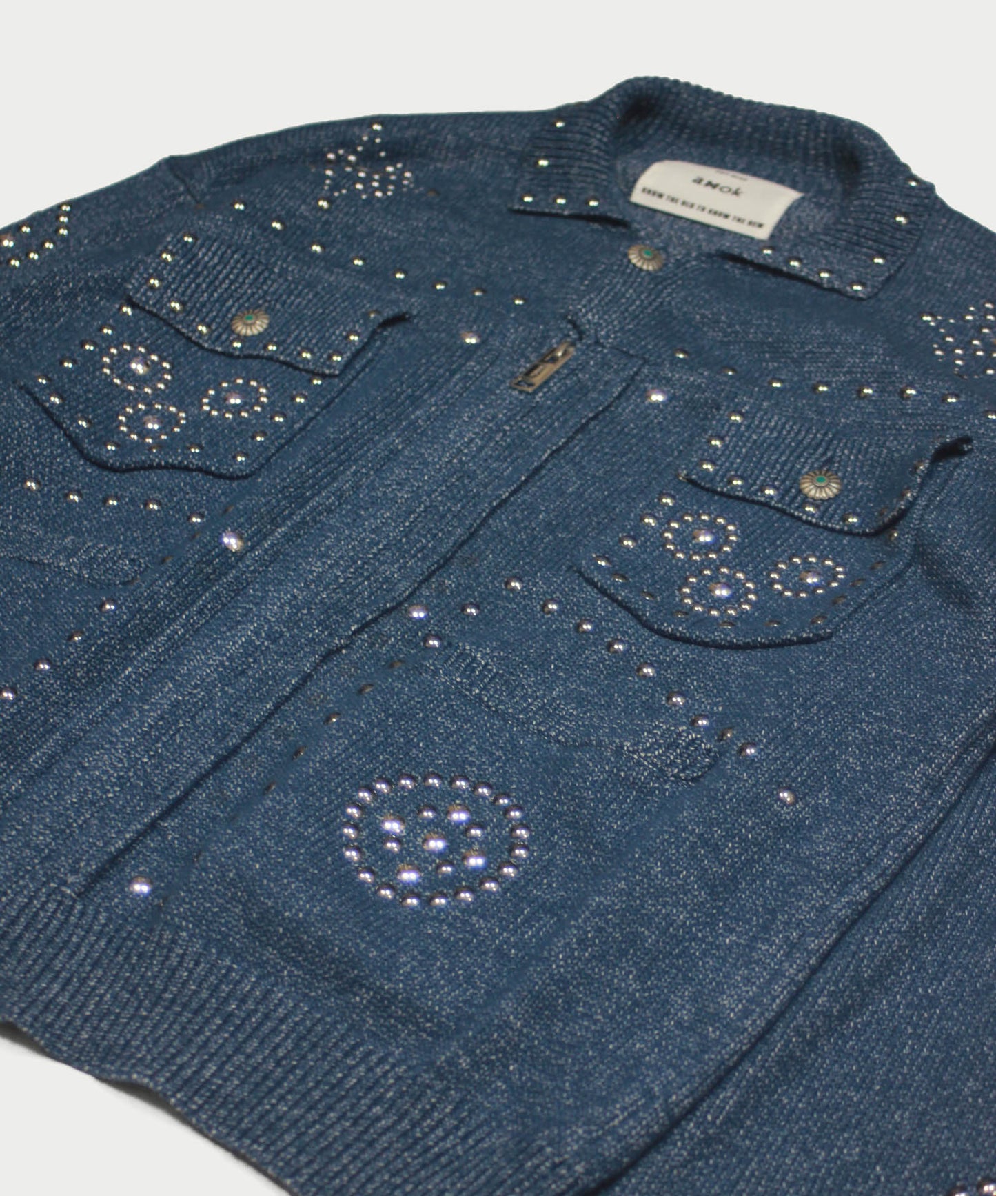 KNIT STUDS CARDIGAN