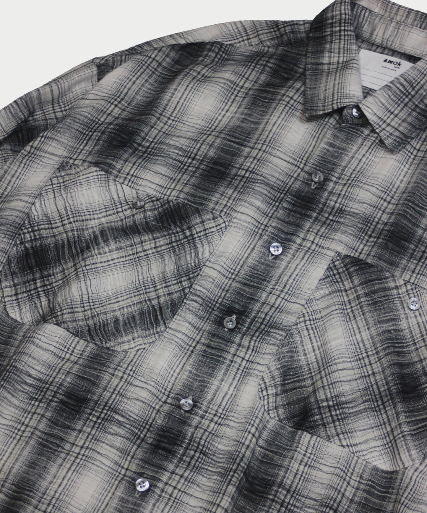 CRASH CHECK BIG SHIRT