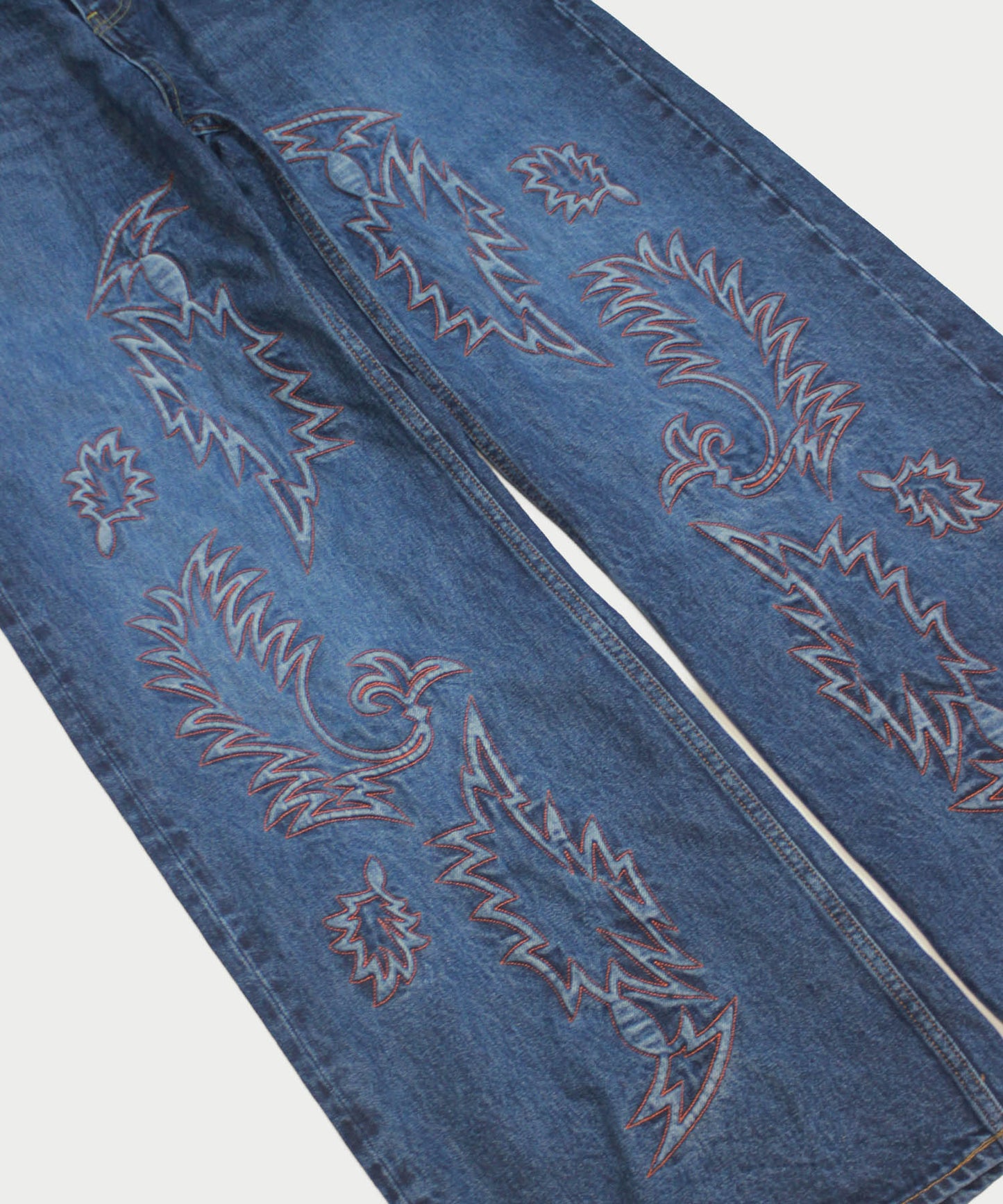 EMBROIDERY DENIM PANTS