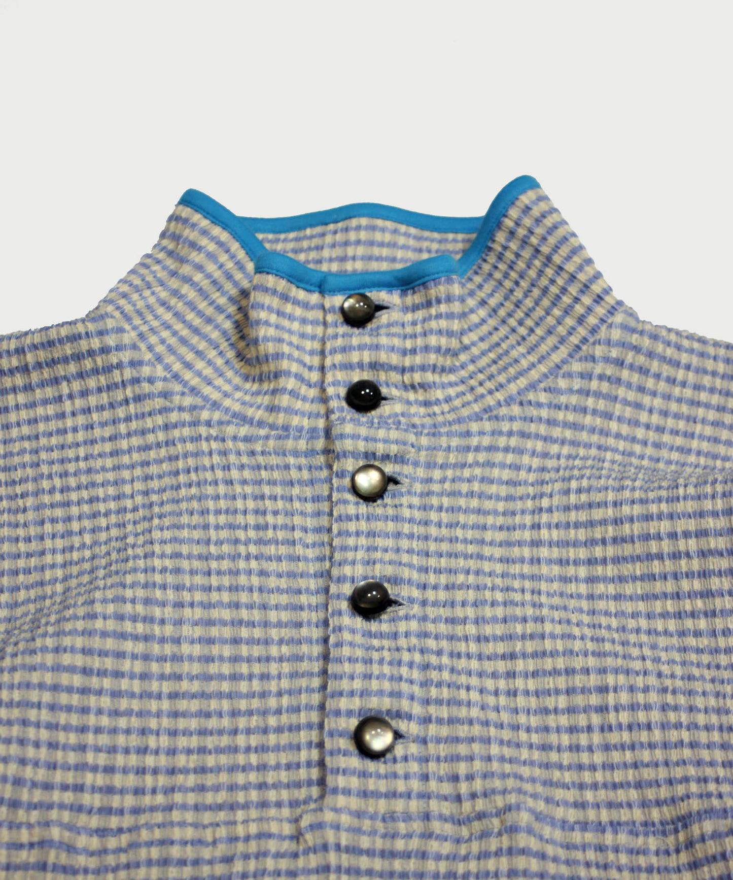 CHECK BLOUSE TEE