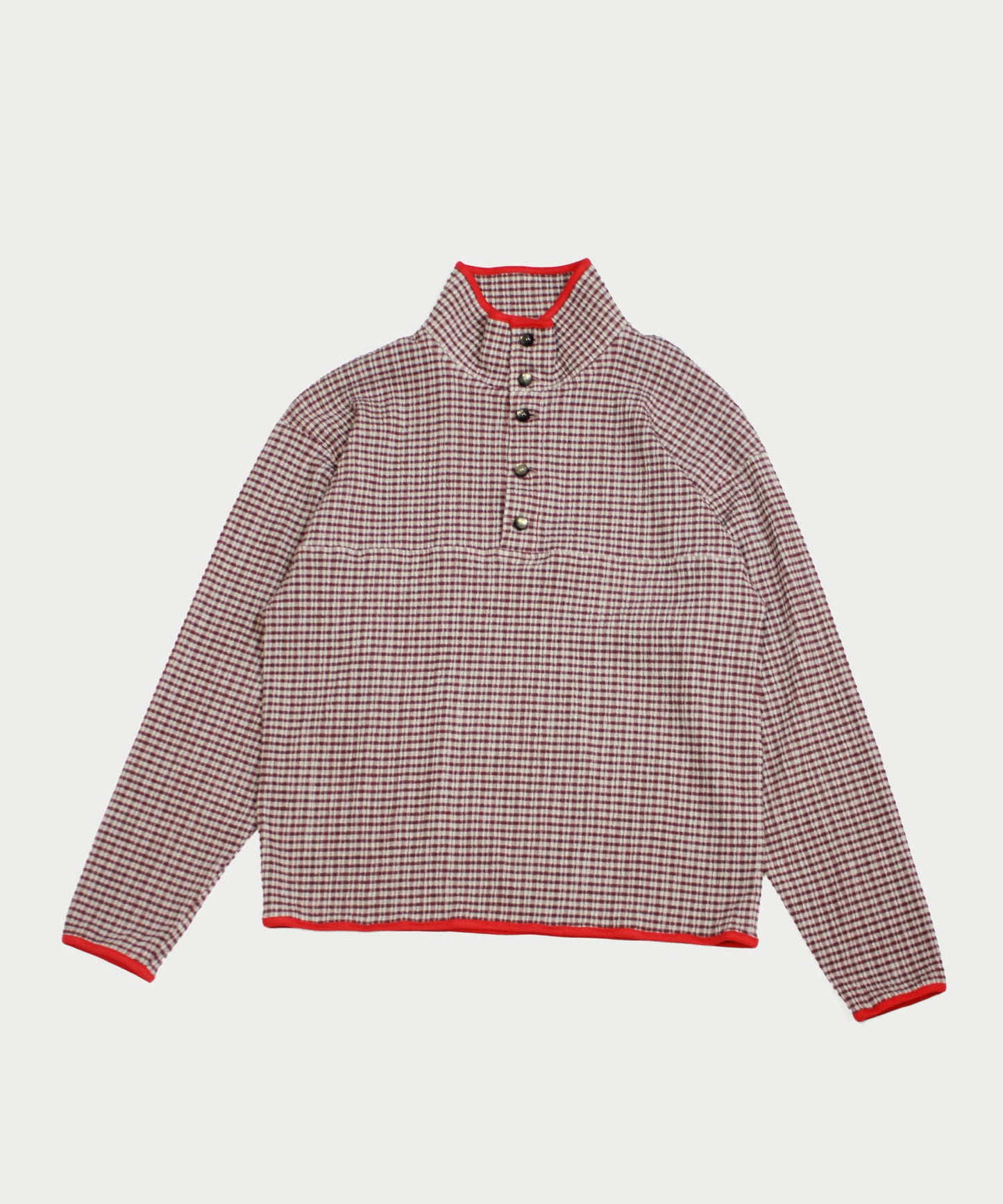 CHECK BLOUSE TEE