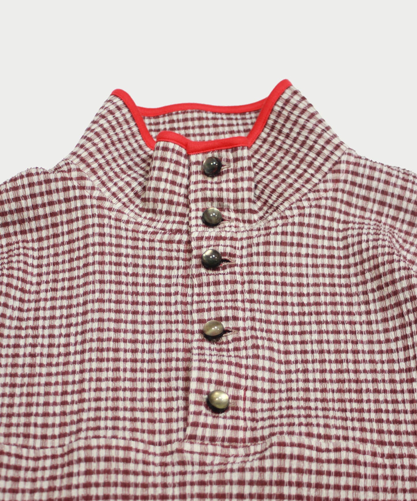 CHECK BLOUSE TEE