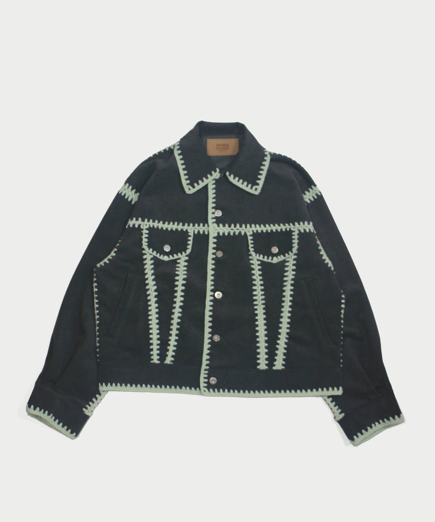 HAND KNITTING BLOUSON