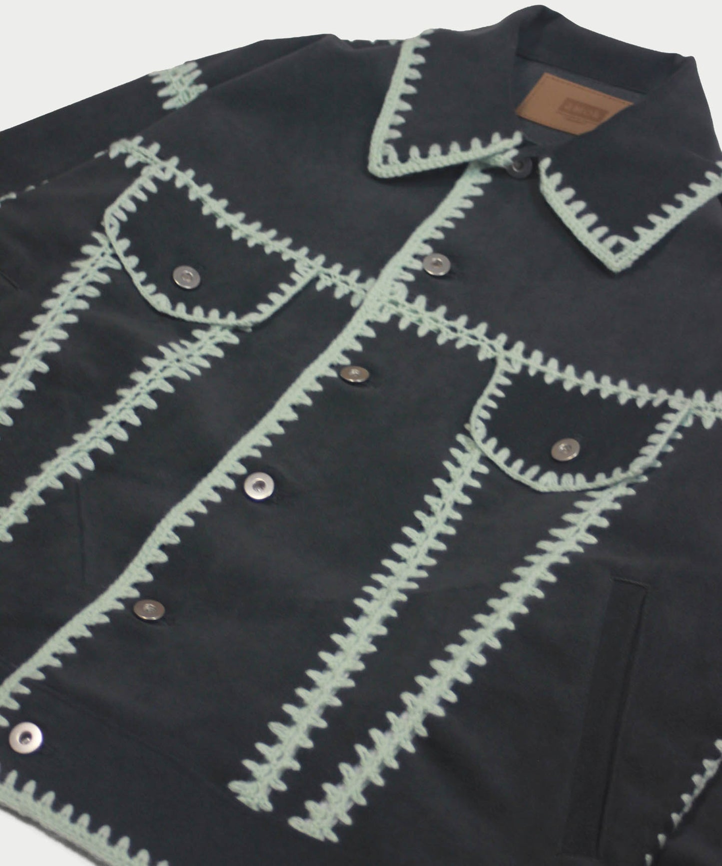 HAND KNITTING BLOUSON