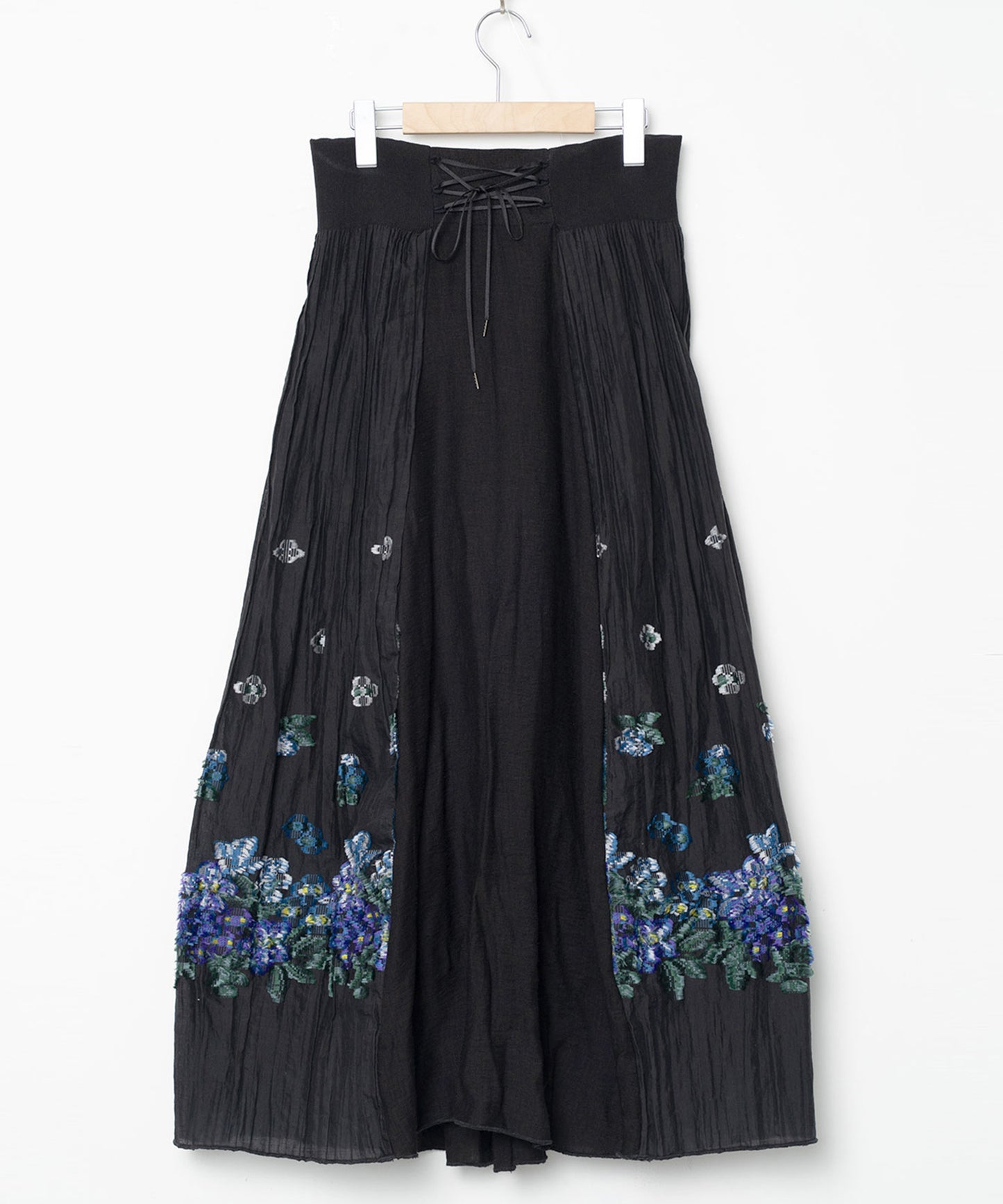 Mosaic Garden Lace-Up Skirt
