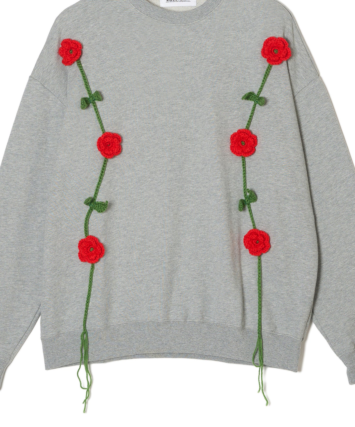 ROSE CROCHET SWEAT
