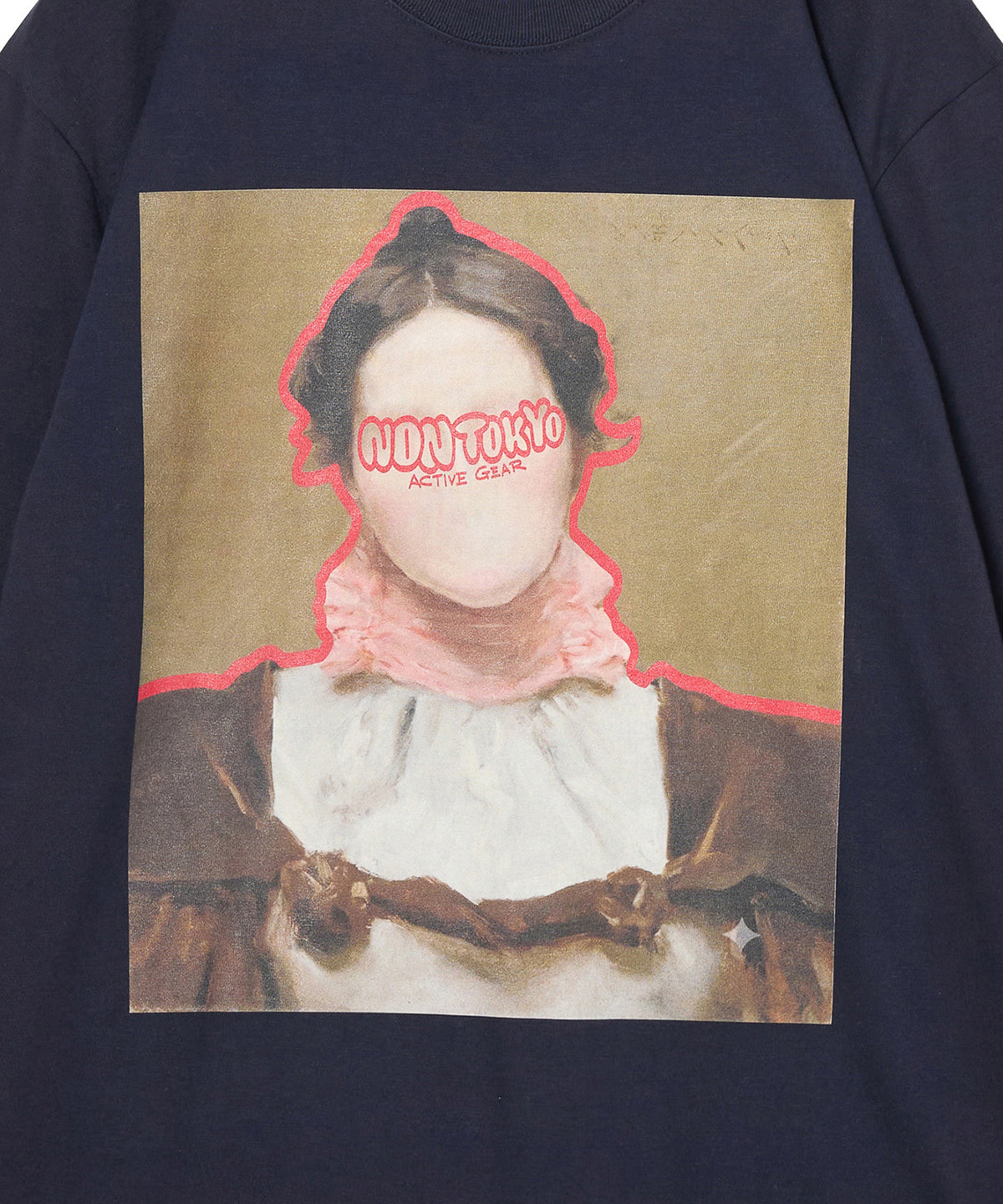 PRINT L/S T-SHIRT(FACE)