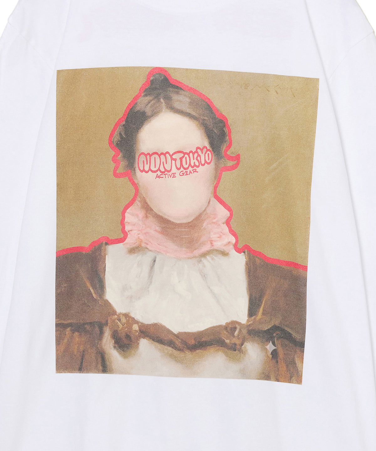 PRINT L/S T-SHIRT(FACE)