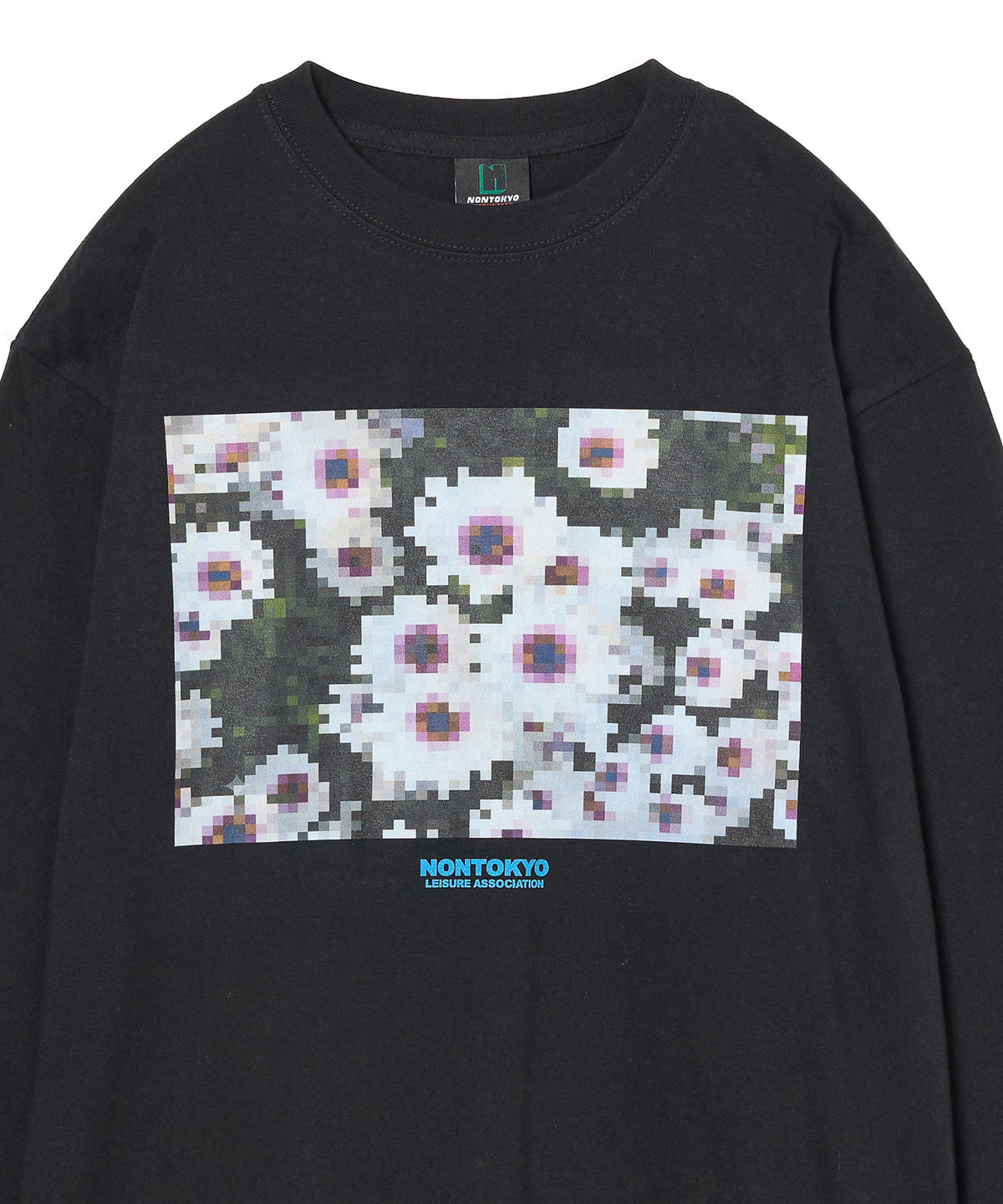 PRINT L/S T-SHIRT(MOSAIC FLOWER)