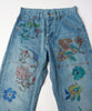 HAND-PAINT DENIM PANTS【商品納期 2月下旬】