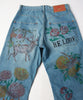 HAND-PAINT DENIM PANTS【商品納期 2月下旬】