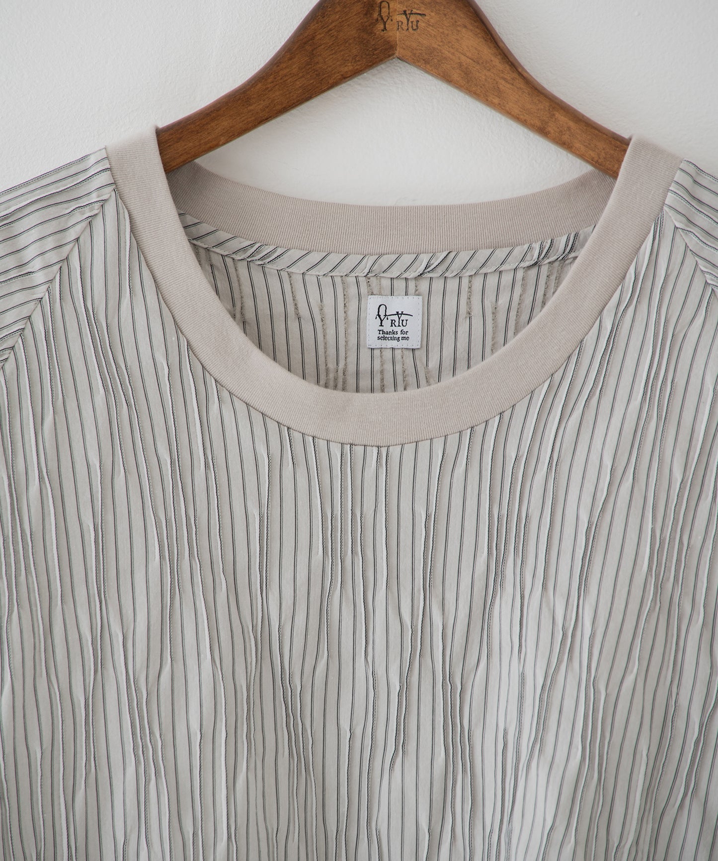 tucked dobby poncho shirt