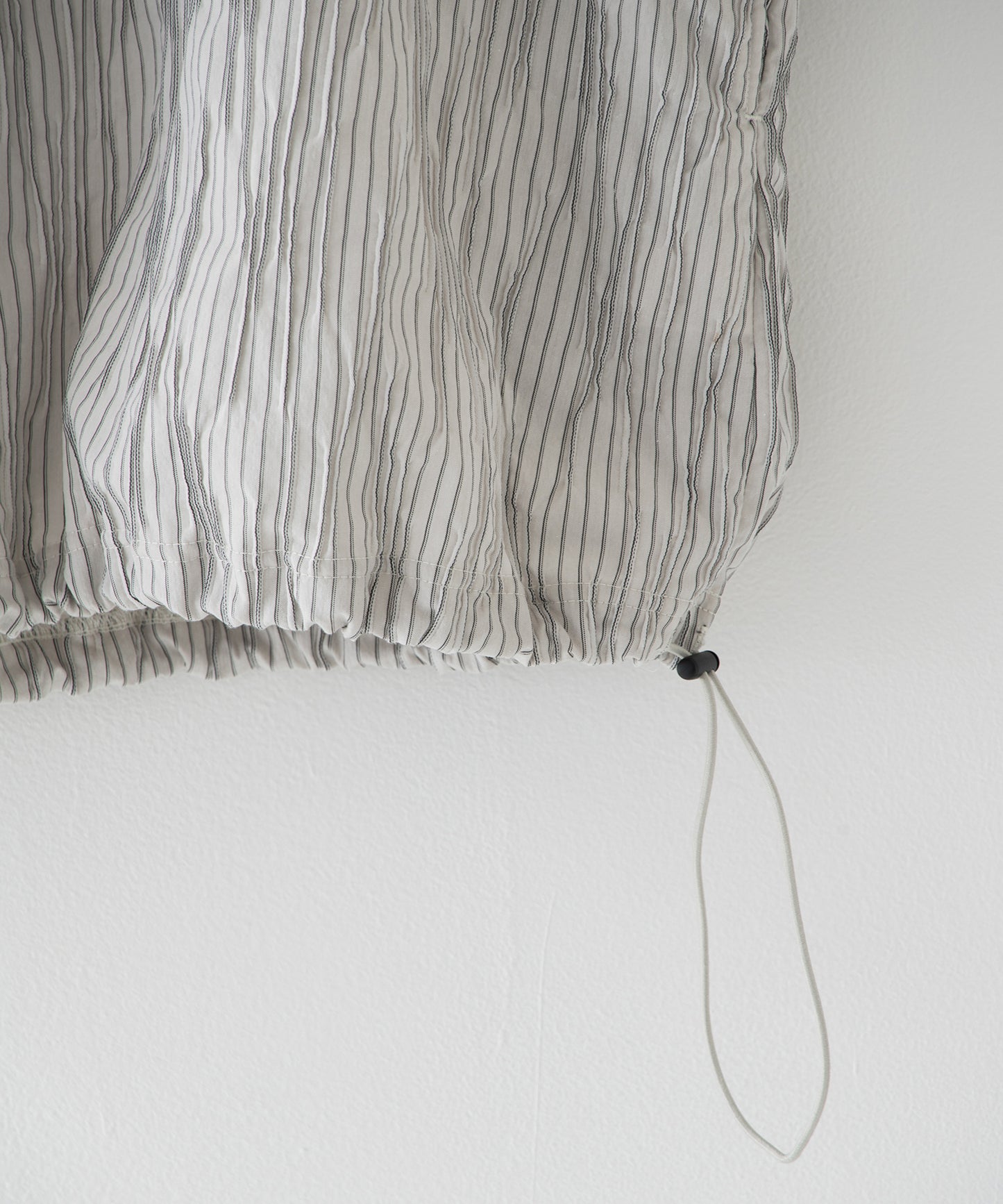 tucked dobby poncho shirt