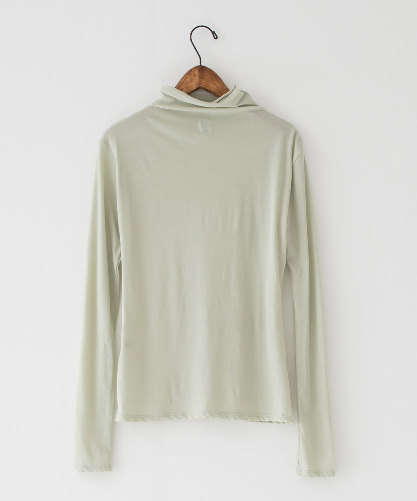 high twist jersey t-neck top