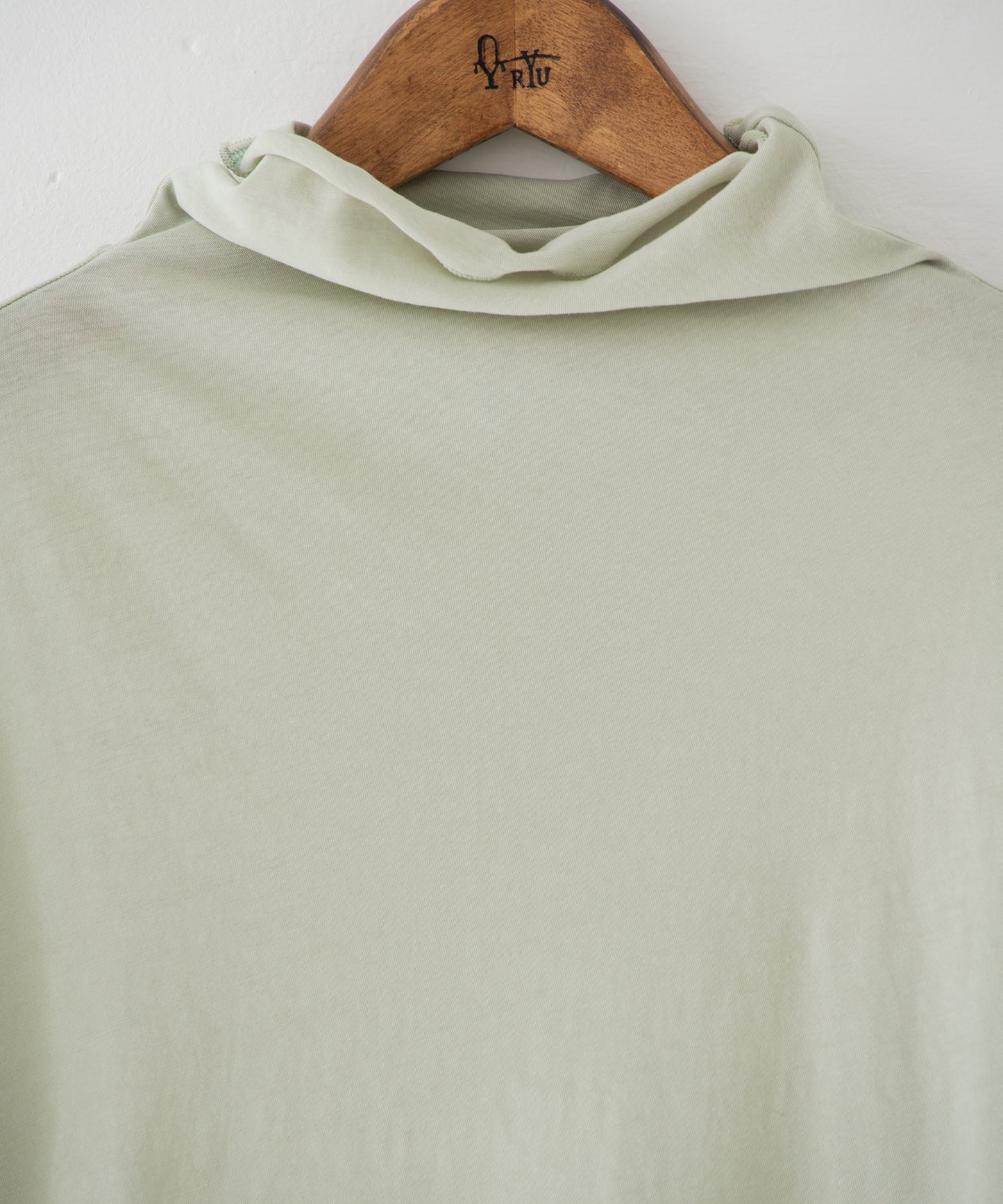 high twist jersey t-neck top