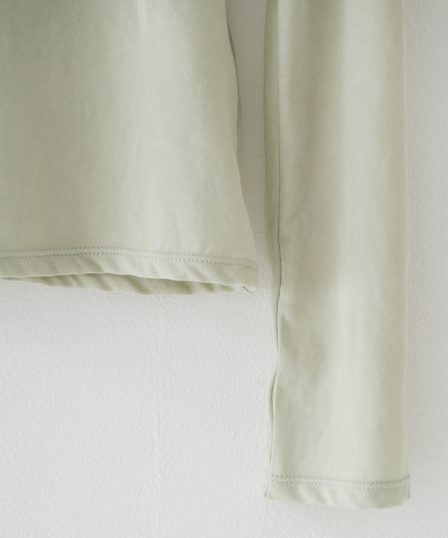 high twist jersey t-neck top