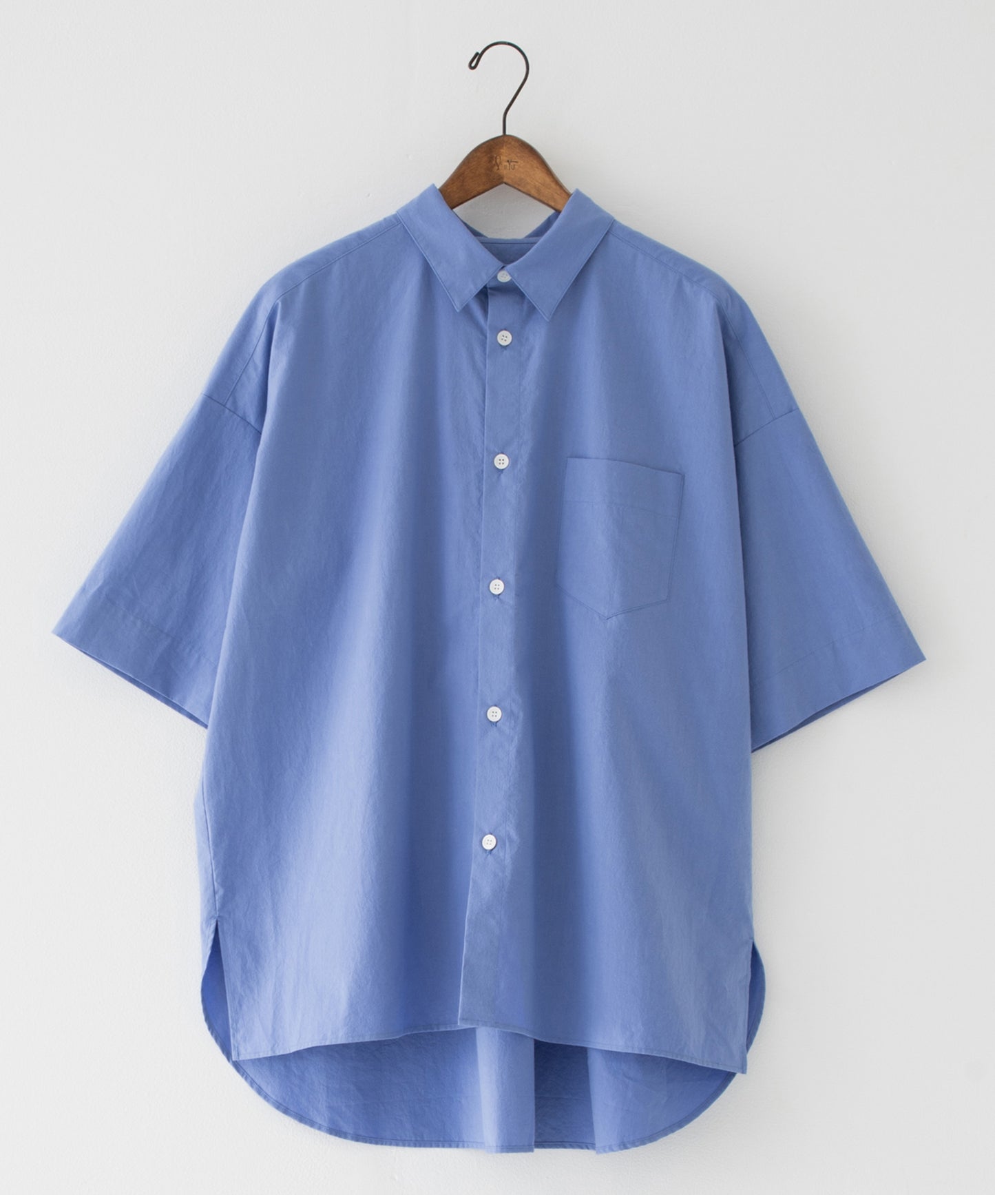 Omi-zarashi half-sleeve over shirt