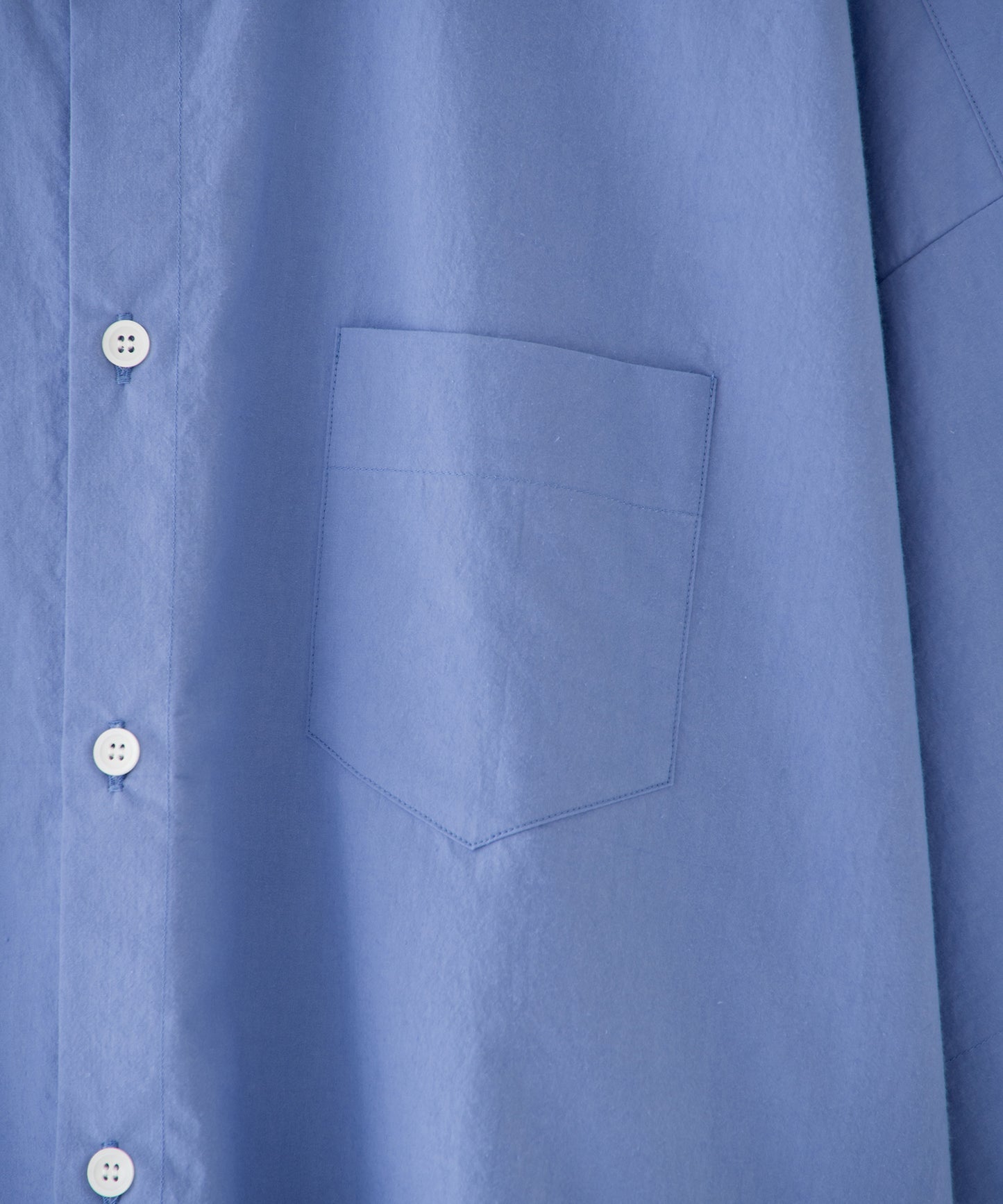 Omi-zarashi half-sleeve over shirt