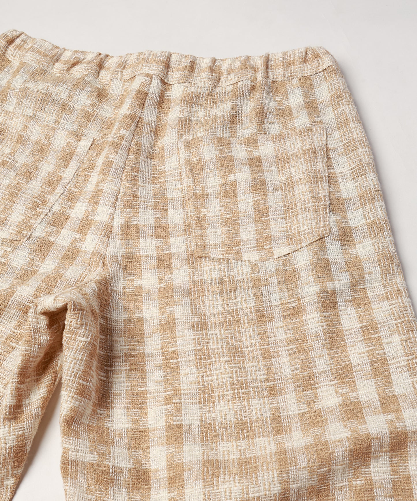 3/4 GINGHAM CHECK PANTS