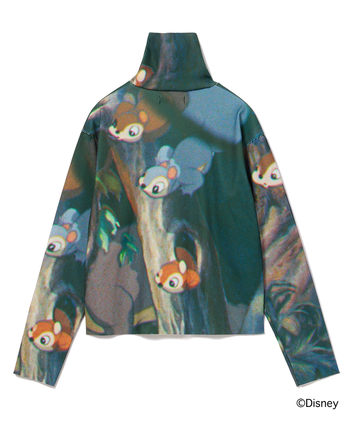 Disney 『Snow White』 NON TOKYO 　PRINT RIB HI-NECK TOP