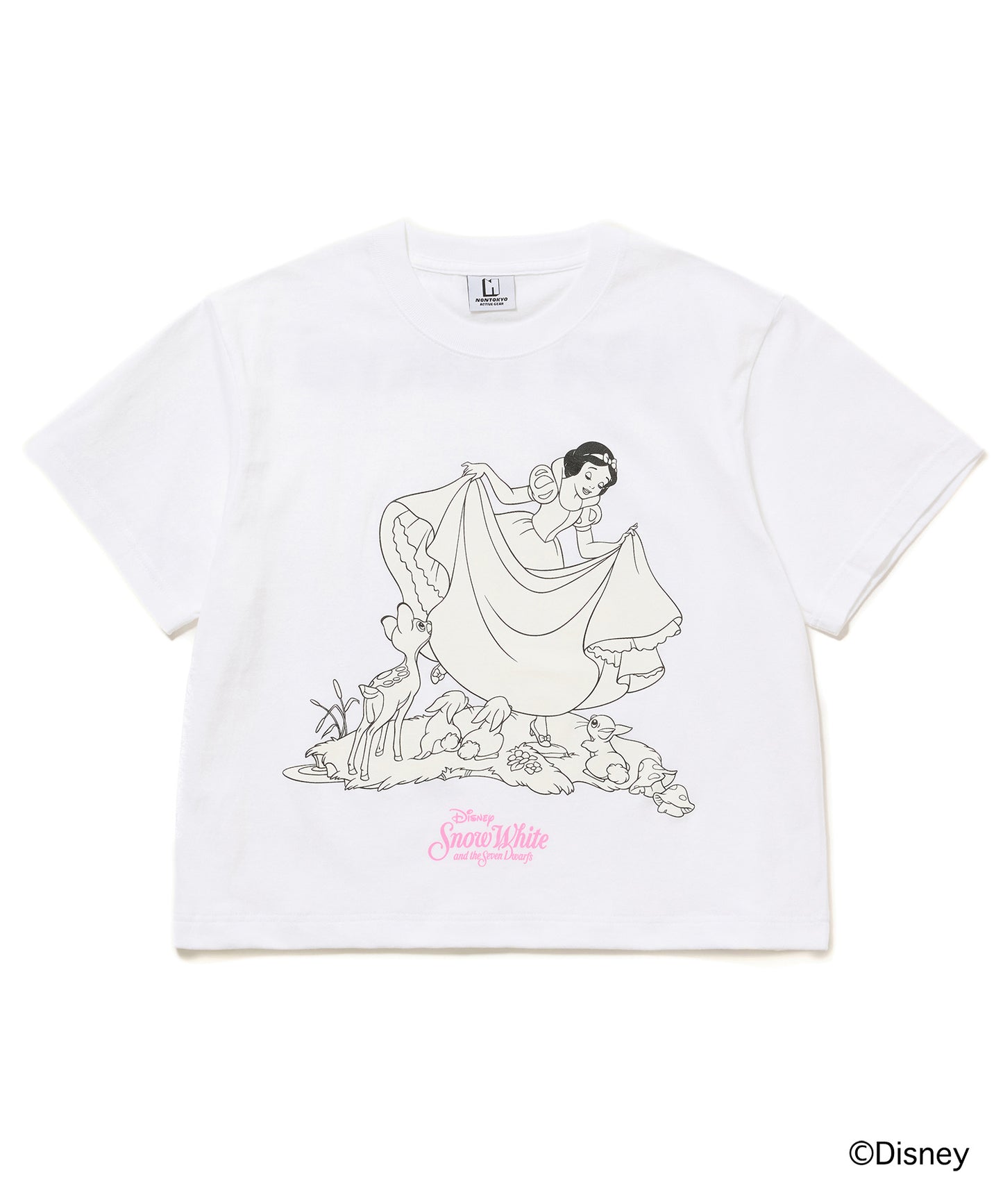 Disney 『Snow White』 NON TOKYO 　PRINT SHORT T-SHIRT(SNOW WHITE)