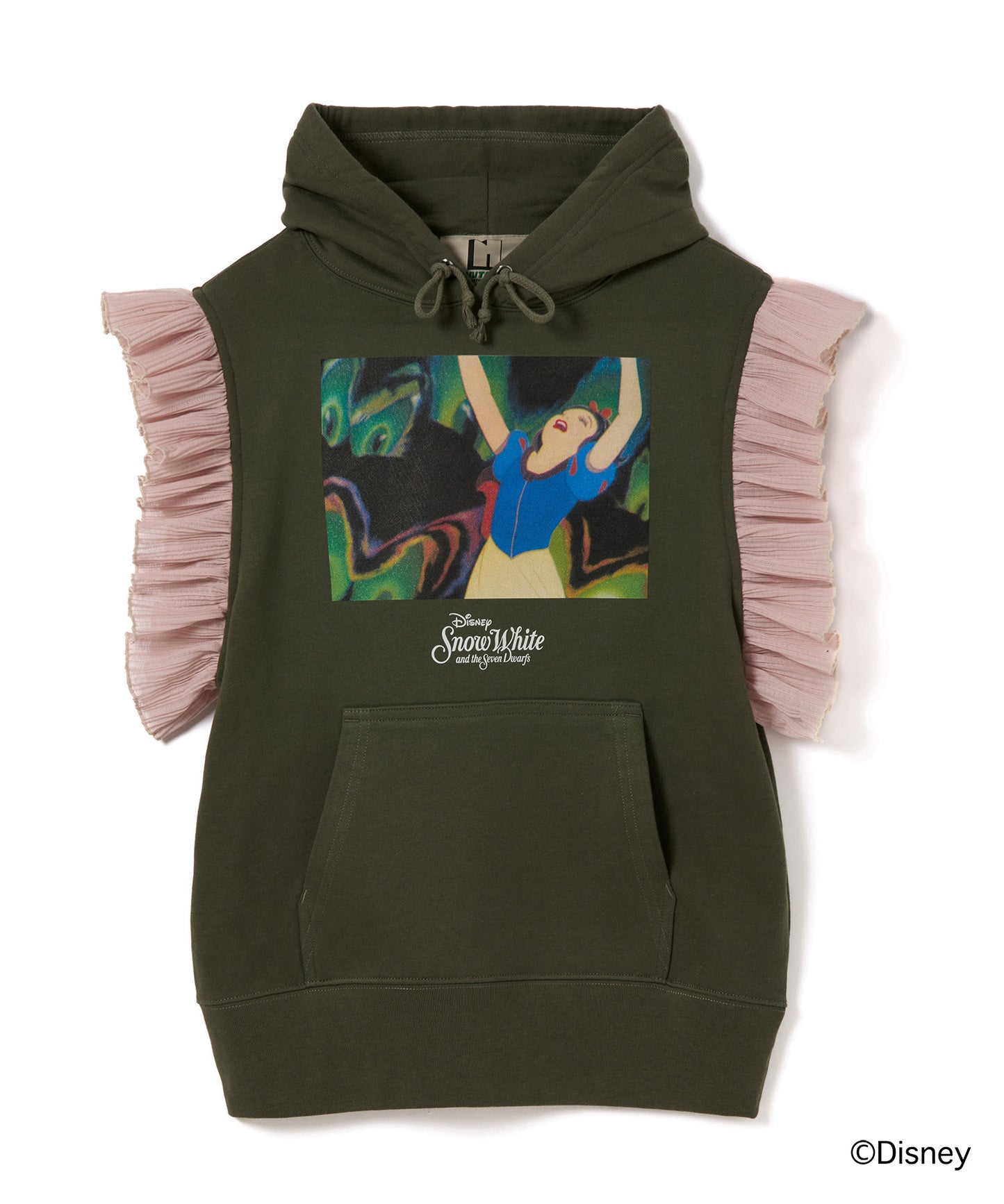 Disney 『Snow White』 NON TOKYO 　FRILL SLEEVE HOODIE