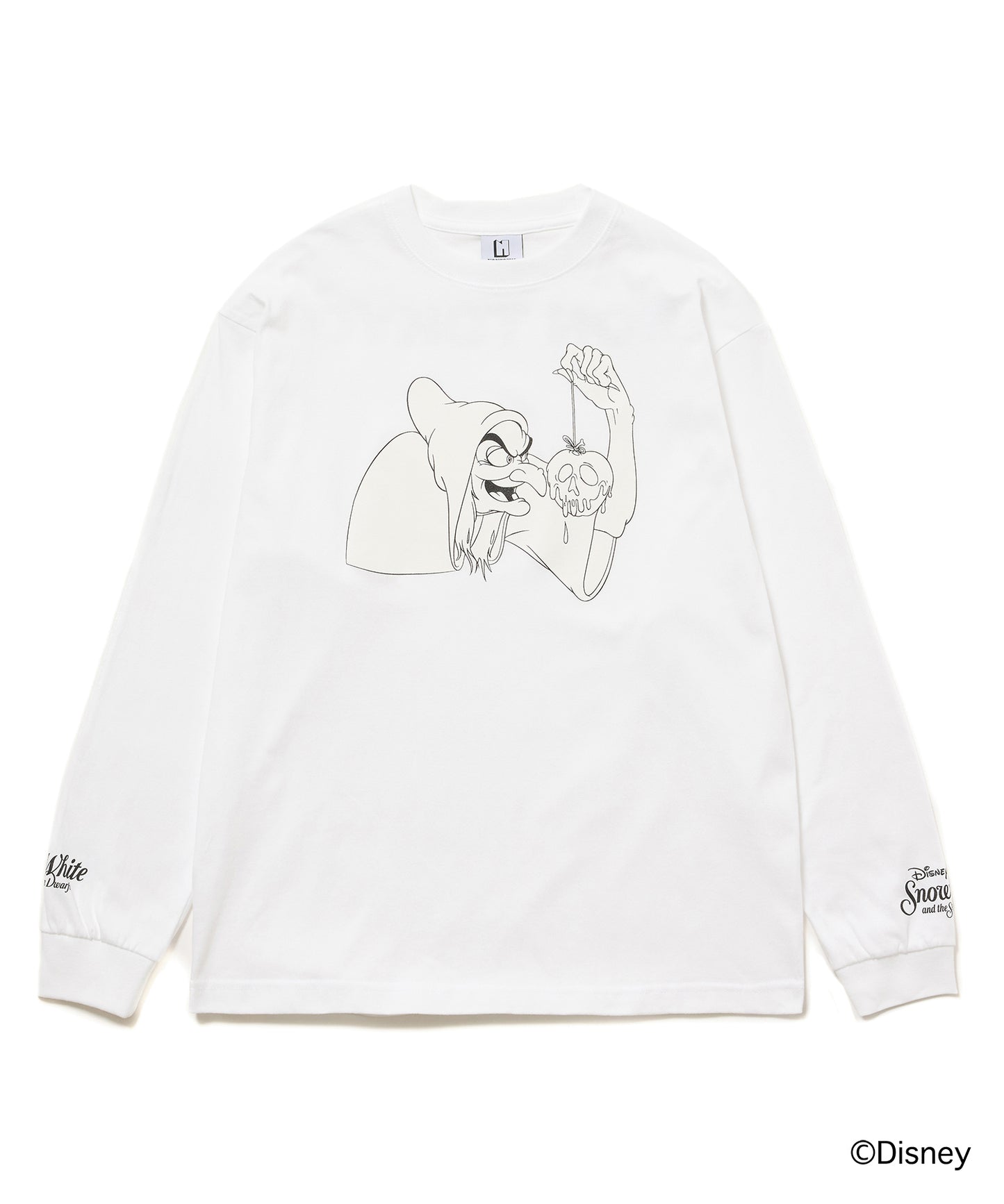 Disney 『Snow White』 NON TOKYO 　PRINT L/S T-SHIRT(OLD HAG)