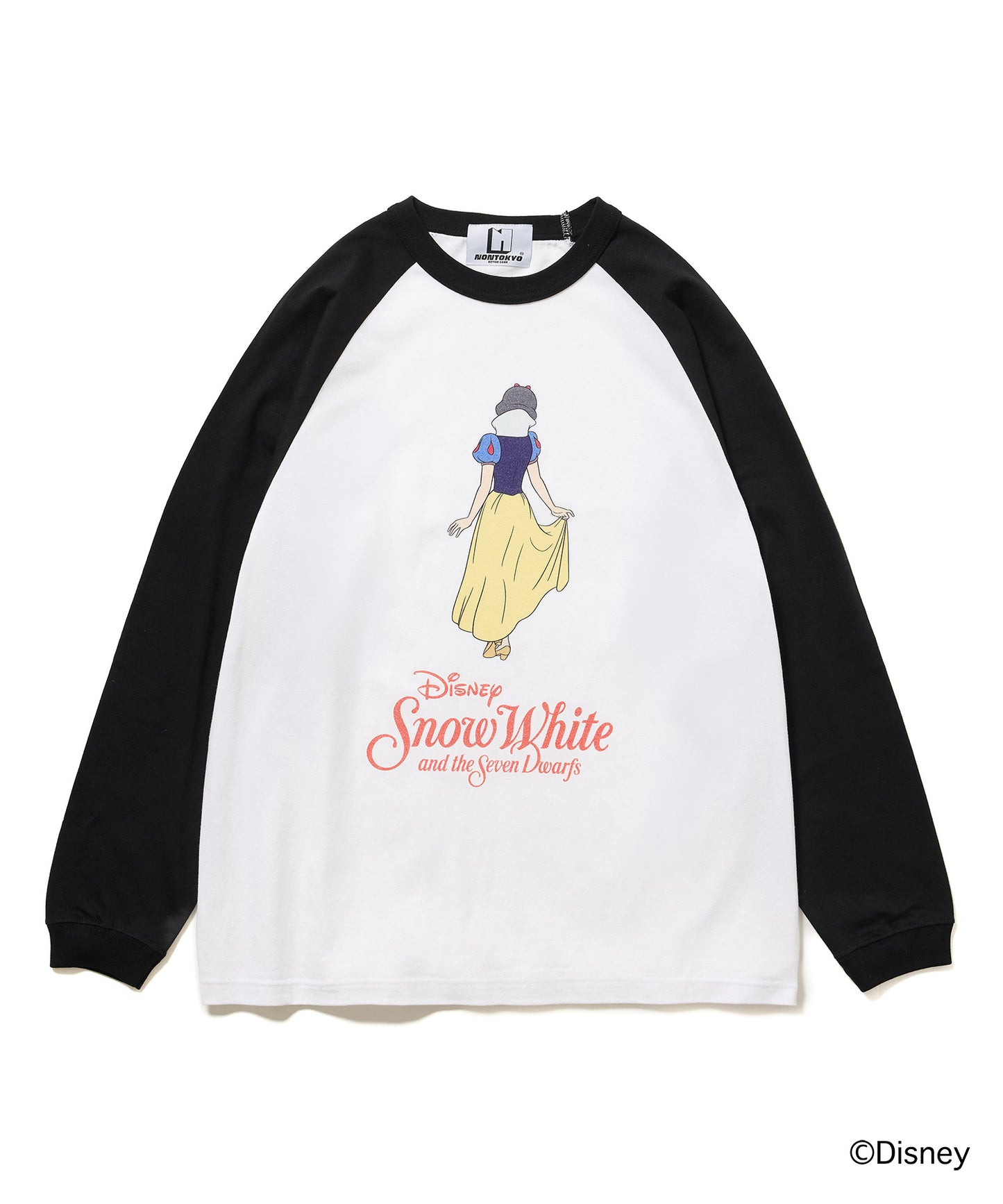 Disney 『Snow White』 NON TOKYO 　PRINT RAGLAN T-SHIRT(SNOW WHITE)
