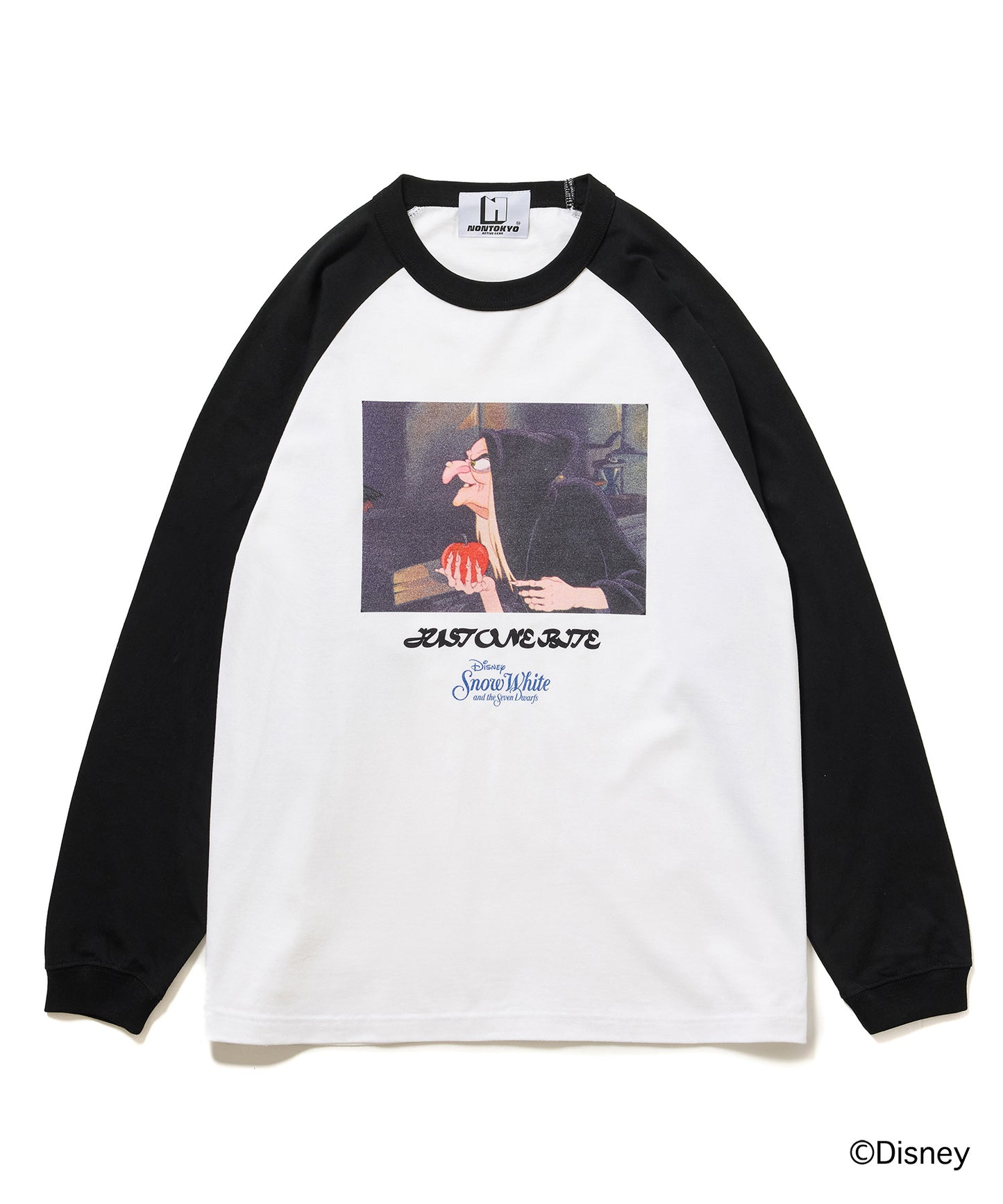Disney 『Snow White』 NON TOKYO 　PRINT RAGLAN T-SHIRT(OLD HAG)