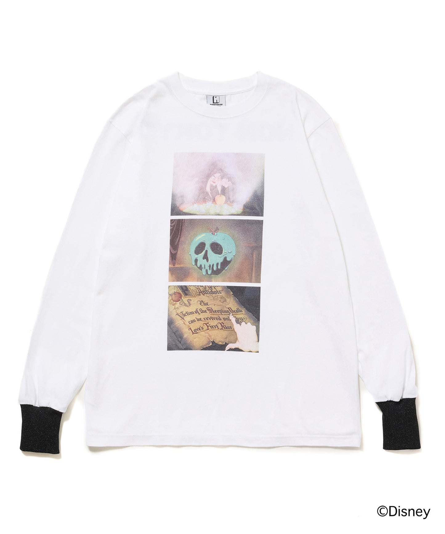 Disney 『Snow White』 NON TOKYO 　PRINT L/S T-SHIRT(POISON APPLE)