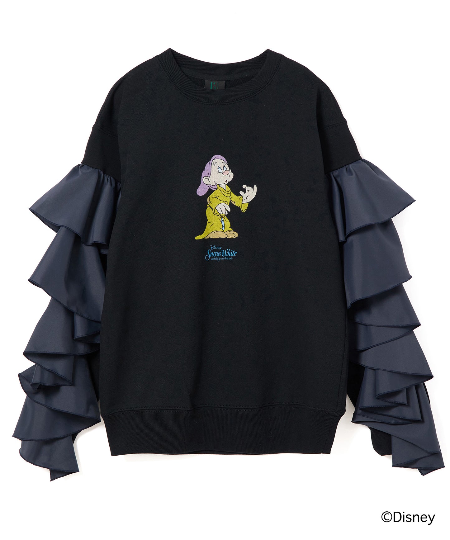 【Disney 『Snow White』 NON TOKYO 　FRILL SLEEVE PULLOVER SWEAT