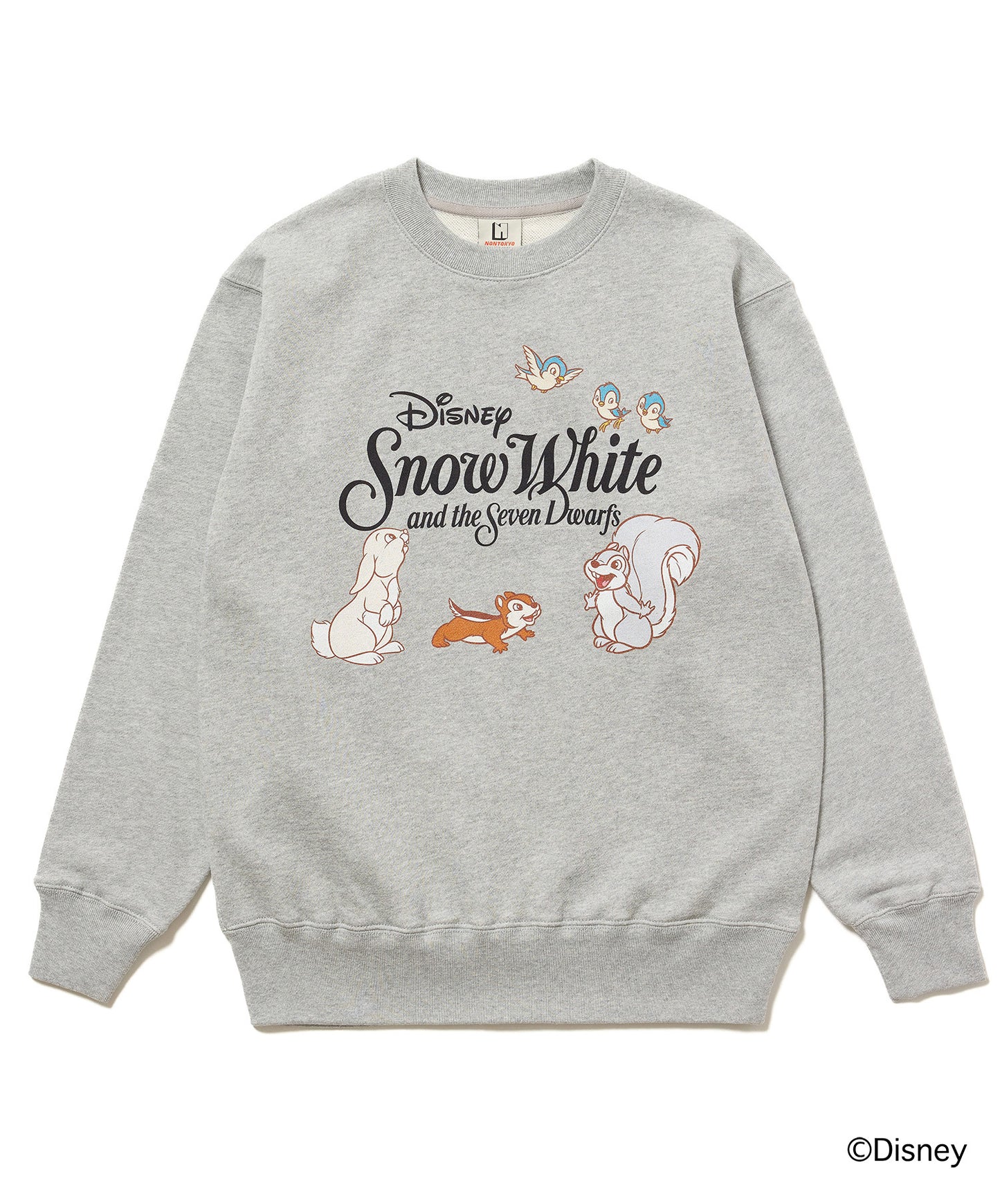 Disney 『Snow White』 NON TOKYO 　PRINT PULLOVER SWEAT(ANIMALS)