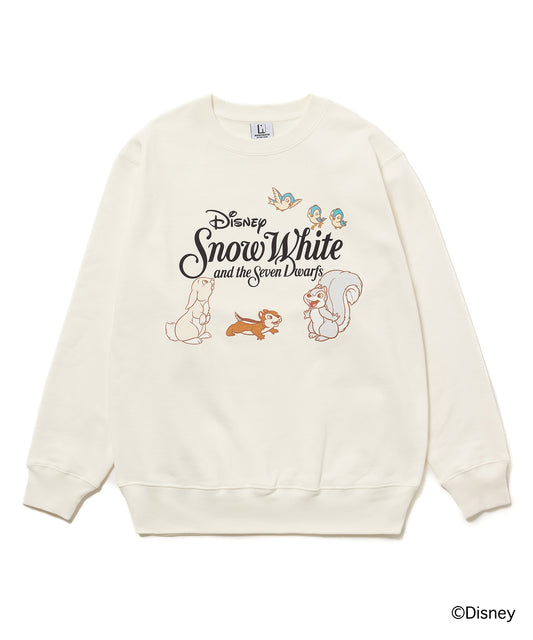 Disney 『Snow White』 NON TOKYO 　PRINT PULLOVER SWEAT(ANIMALS)