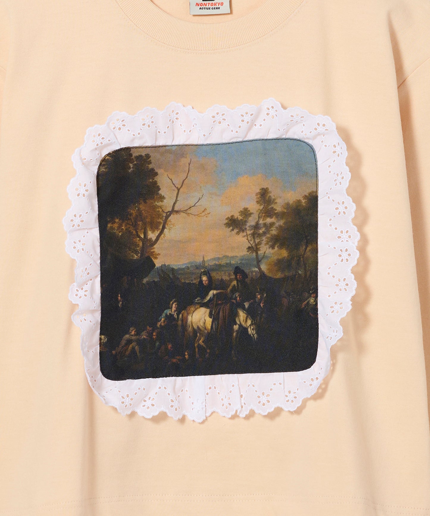 FRILL FRAME L/S T-SHIRT