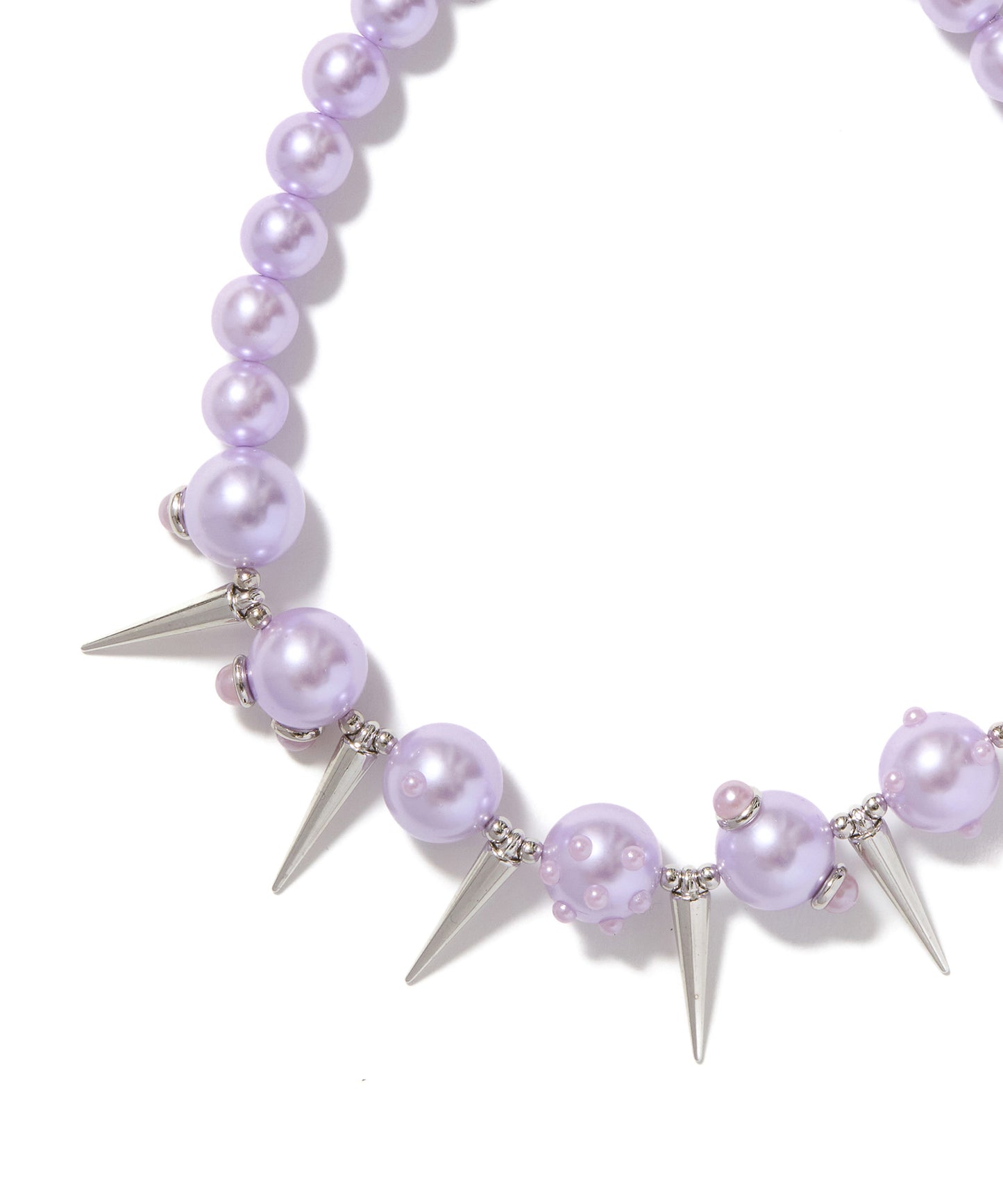 PEARL & STUDS NECKLACE