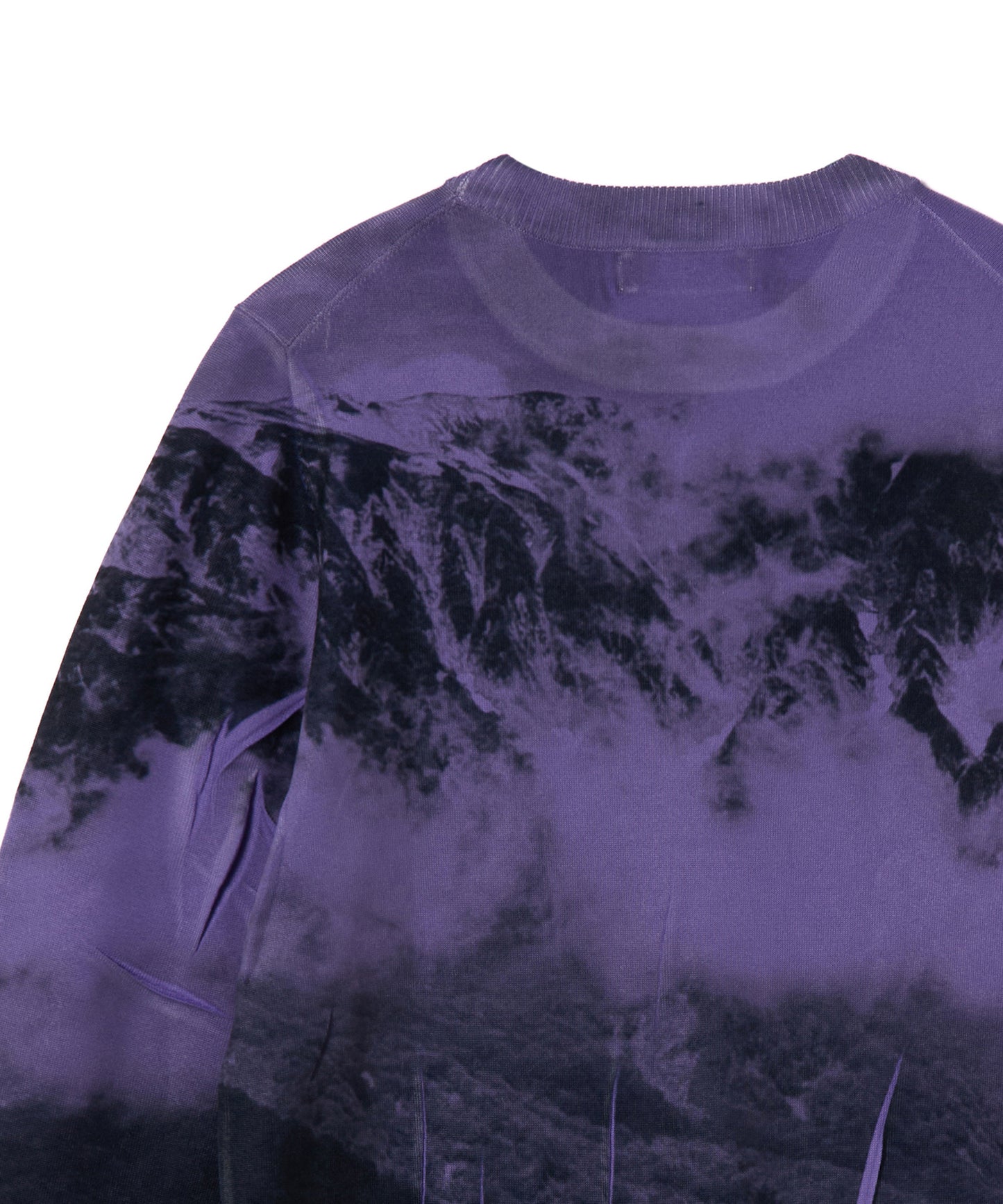 PRINT KNIT PULLTOPOVER