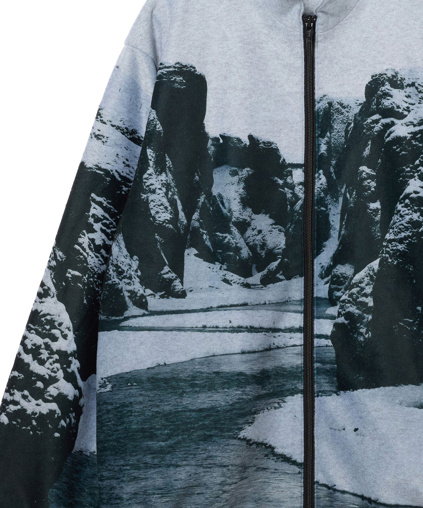 PRINT FLEECE BLOUSON